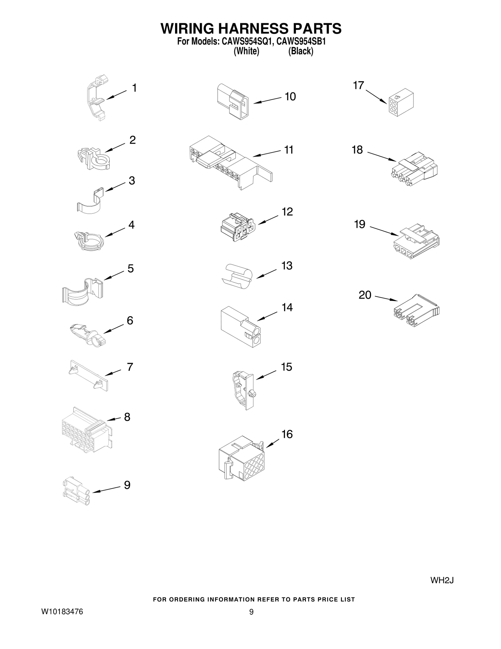 WIRING HARNESS PARTS
