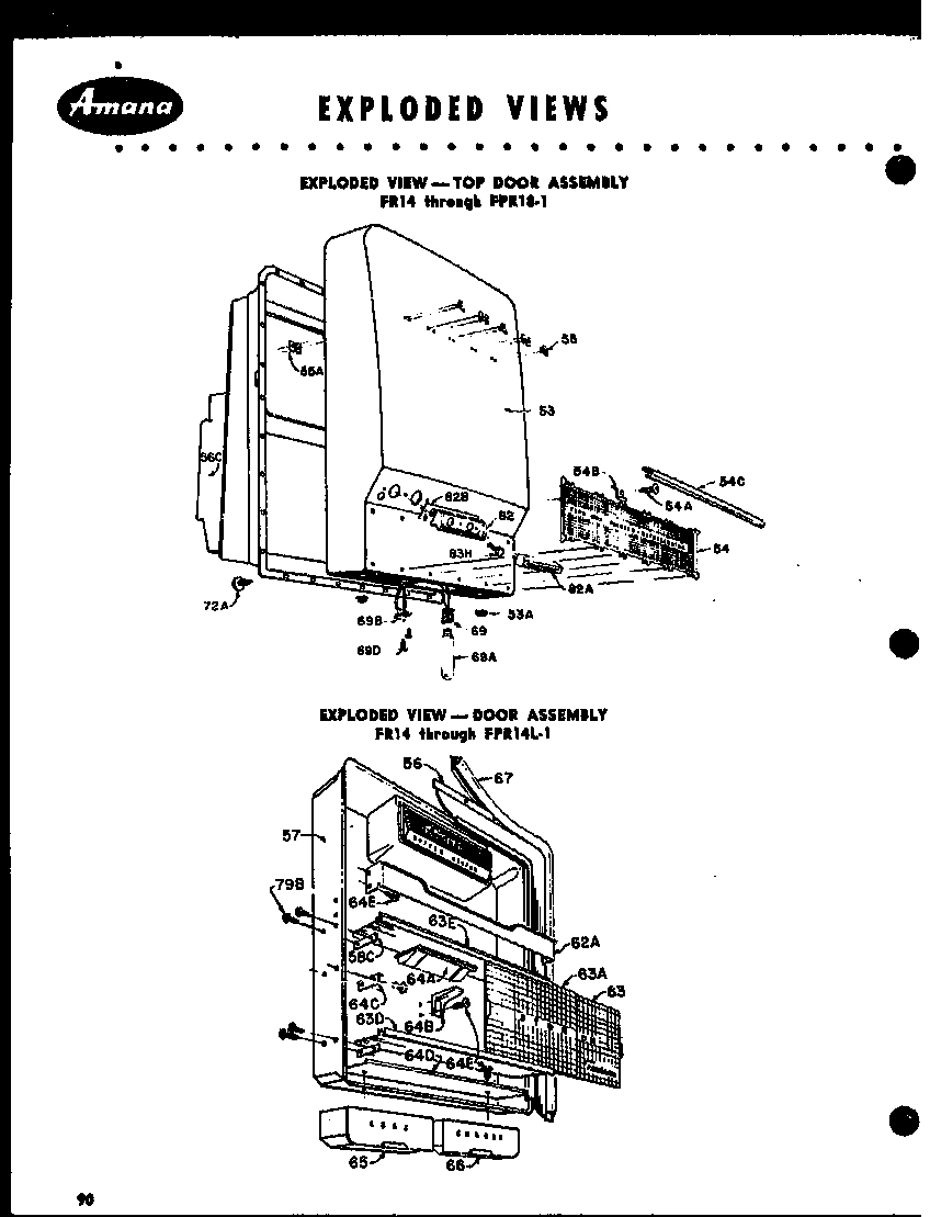 05 - EXPLODED VIEW - TOP DOOR ASSY