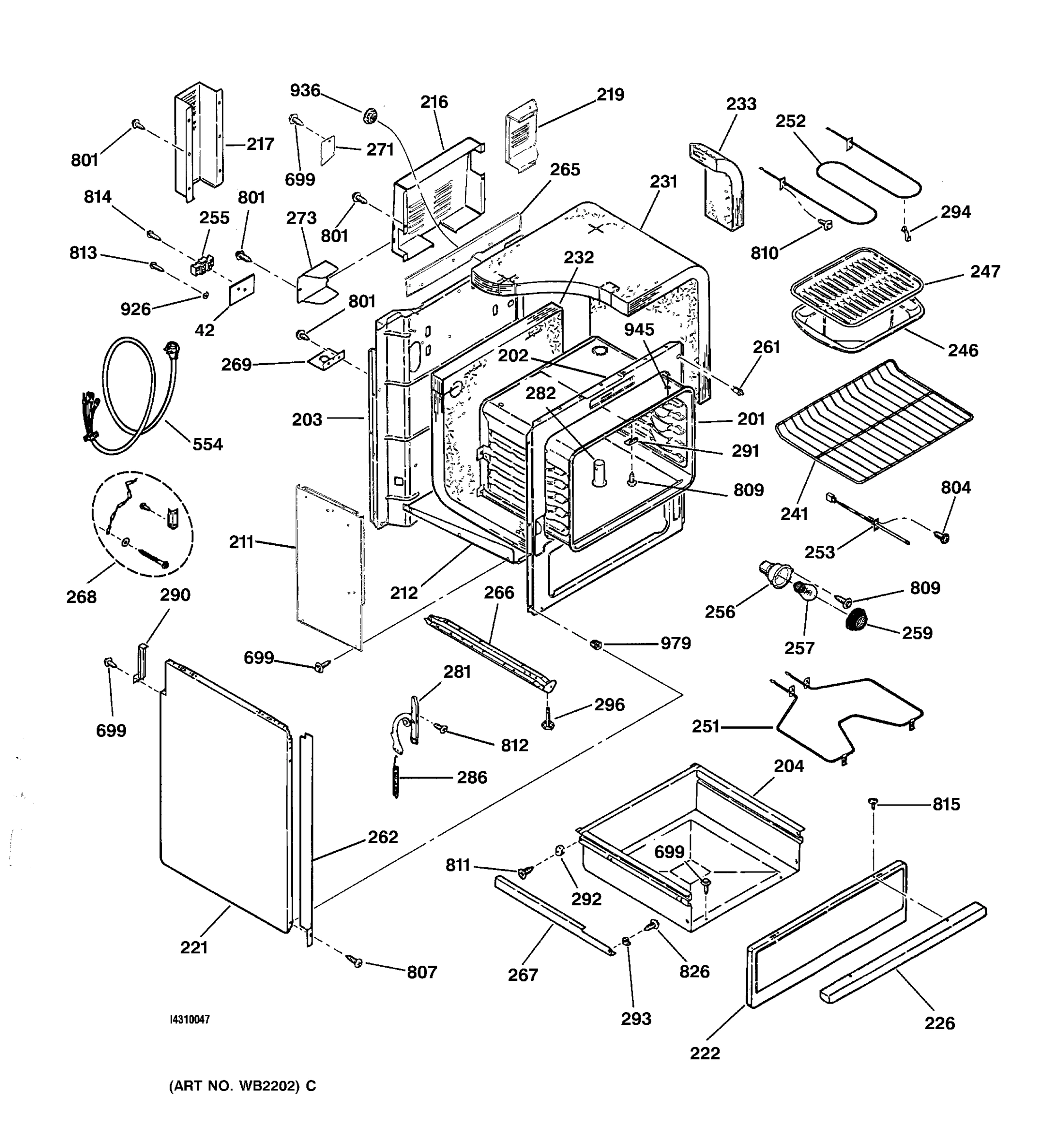 BODY & DRAWER PARTS