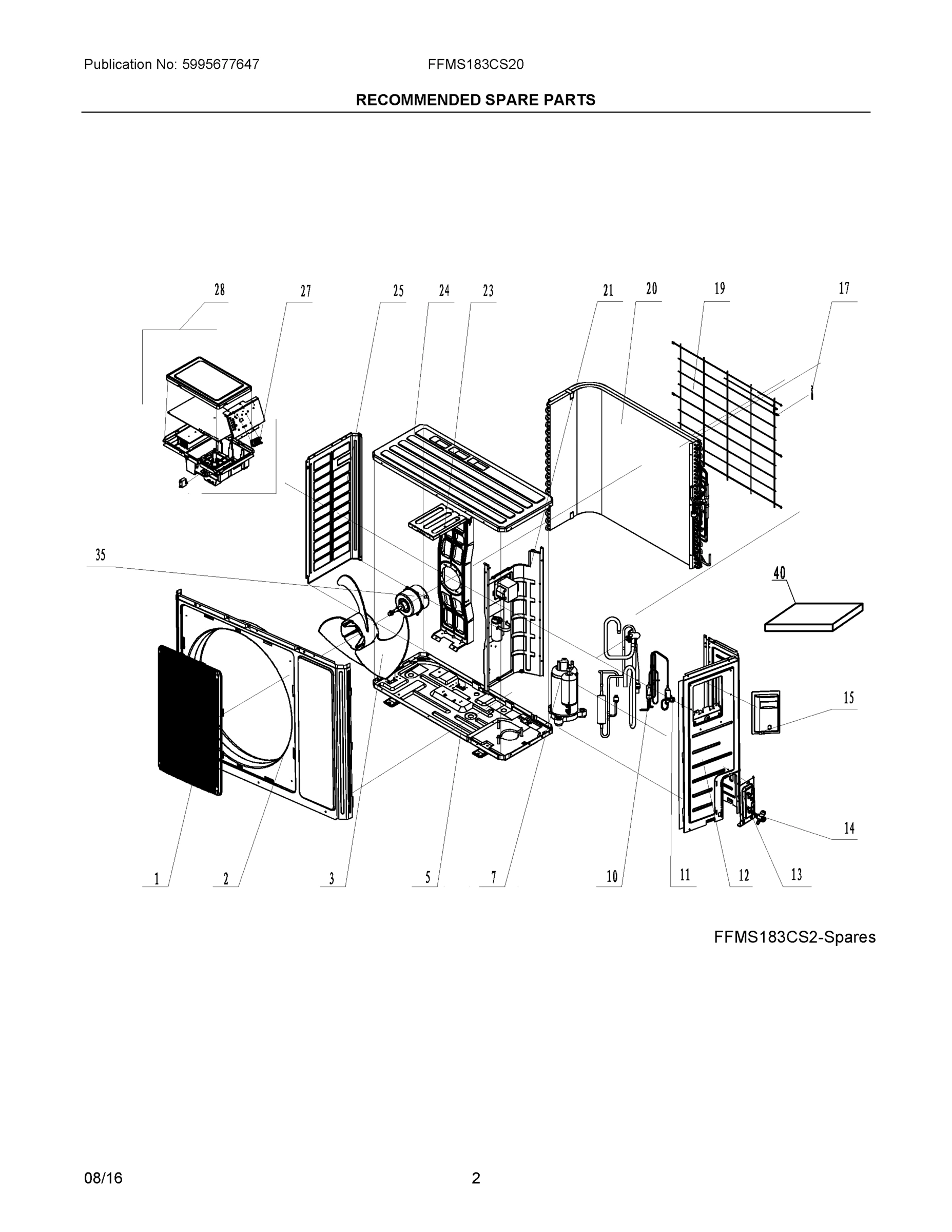 02 - RECOMMENDED SPARE PARTS