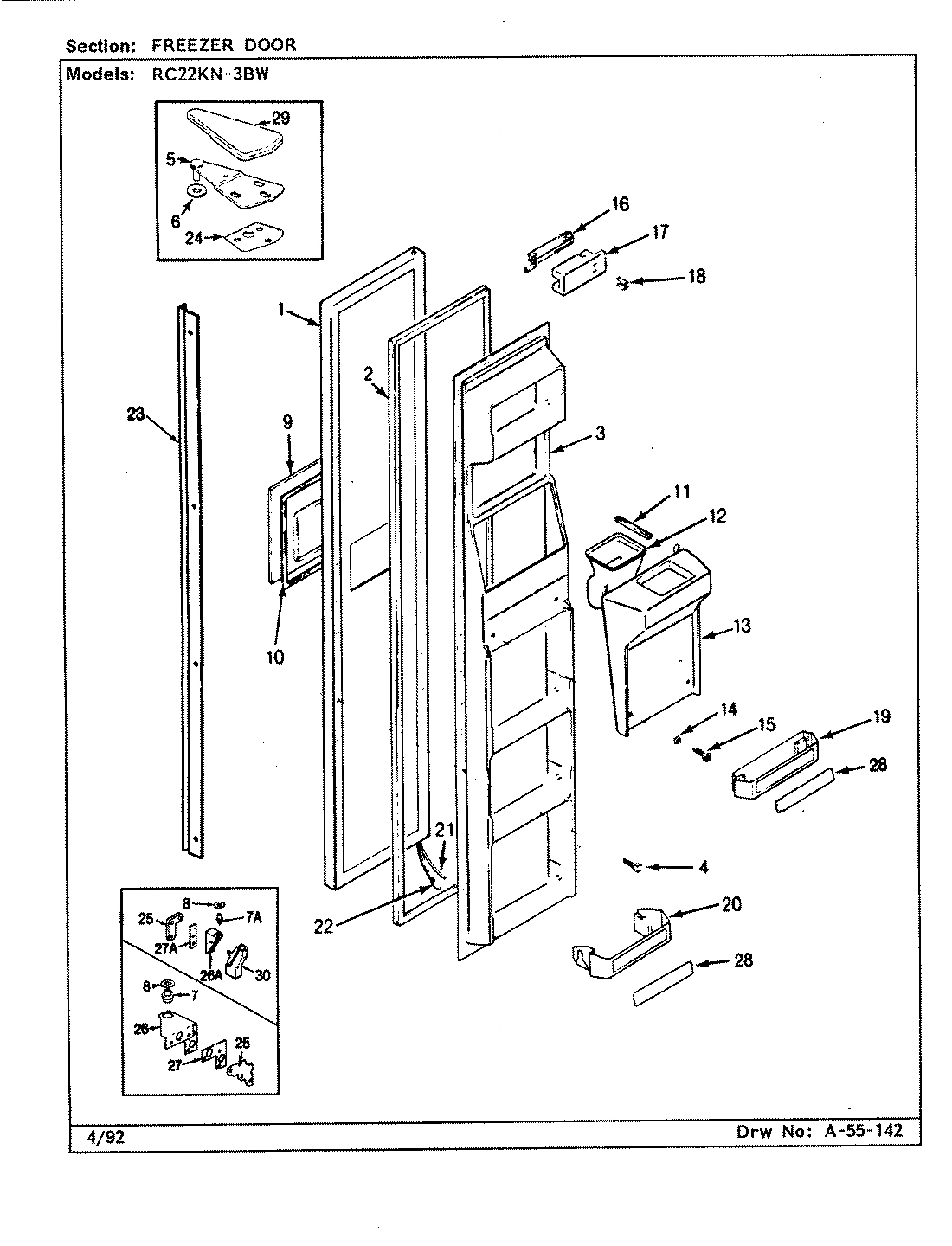 02 - FREEZER DOOR