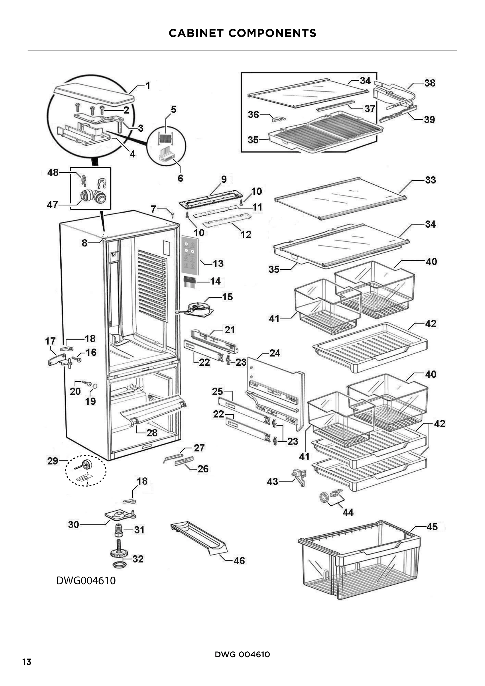 CABINET COMPONENTS