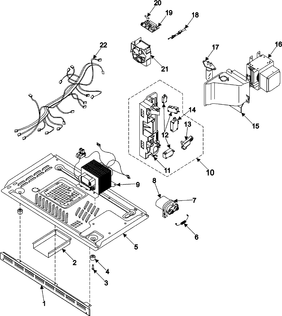 03 - INTERNAL CONTROL/LATCH ASY/BASE