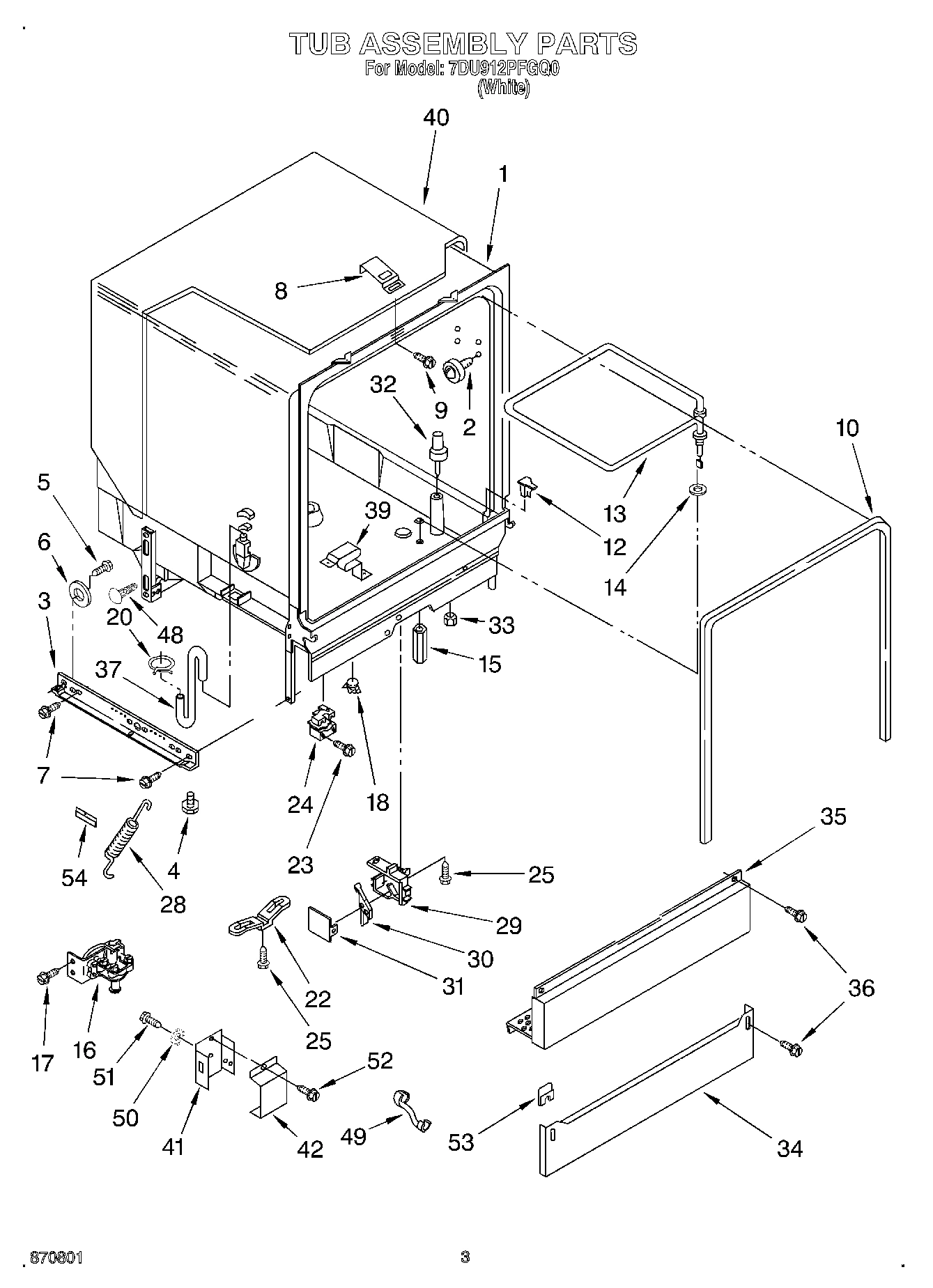03 - TUB ASSEMBLY
