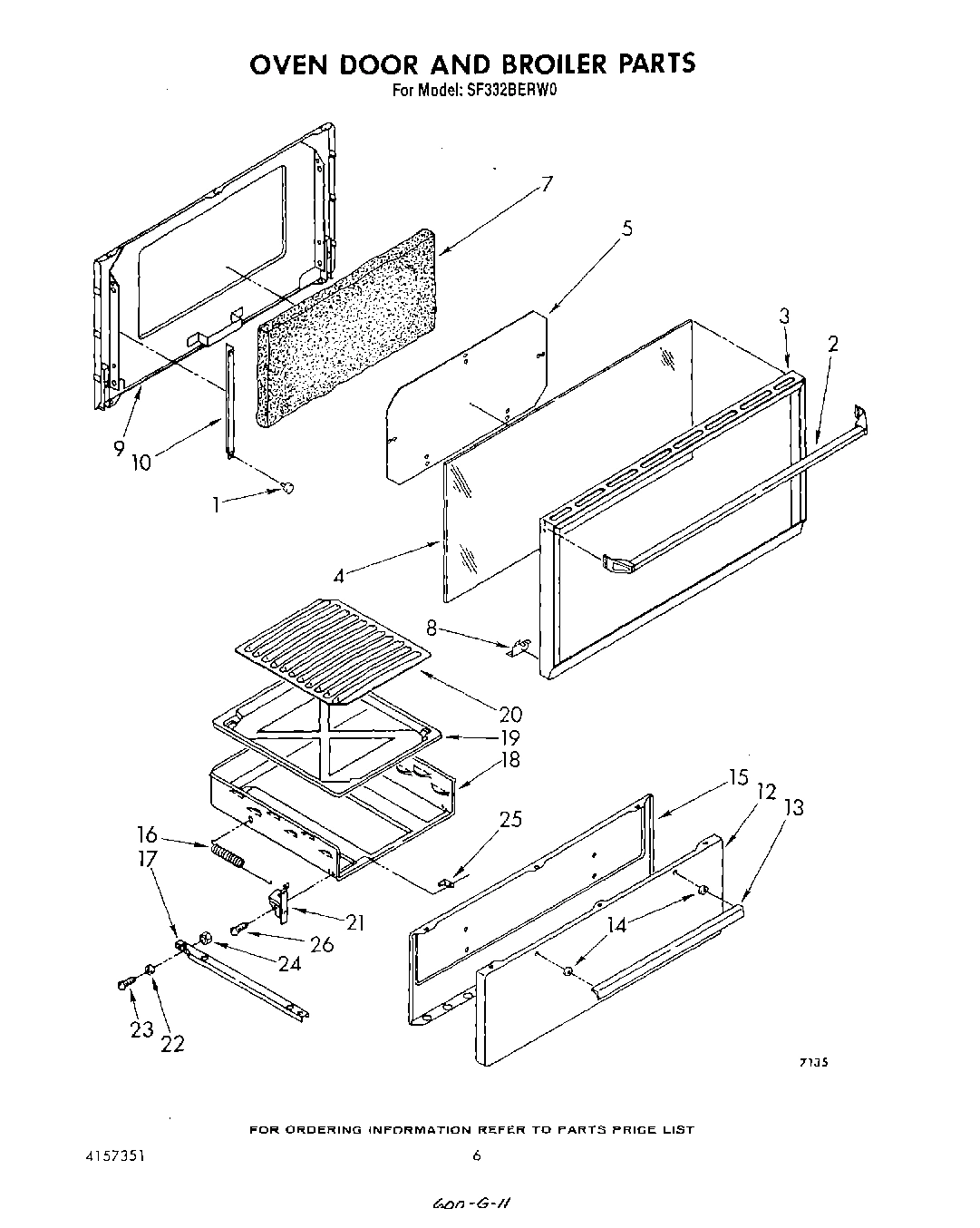 05 - OVEN DOOR AND BROILER