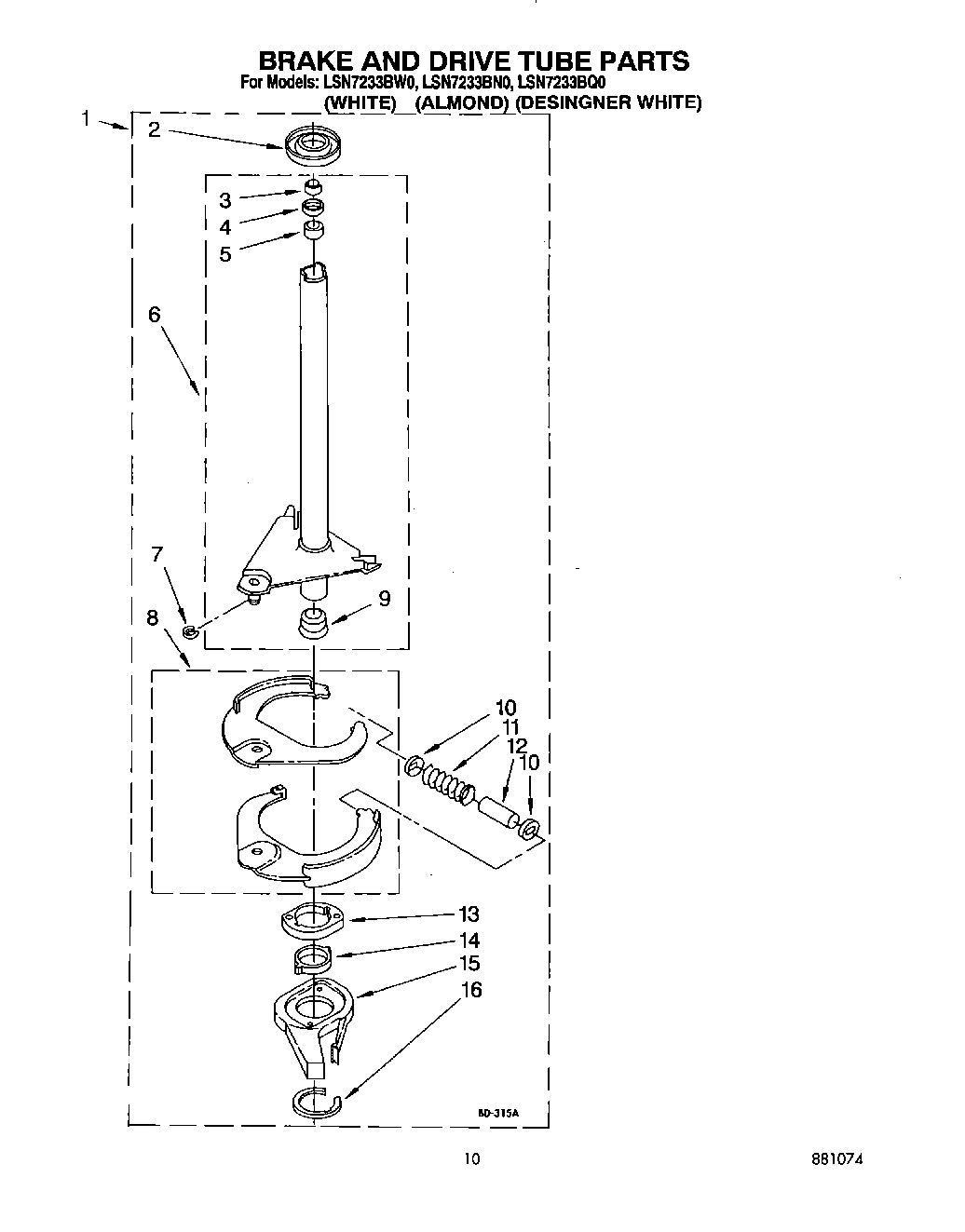 08 - BRAKE AND DRIVE TUBE