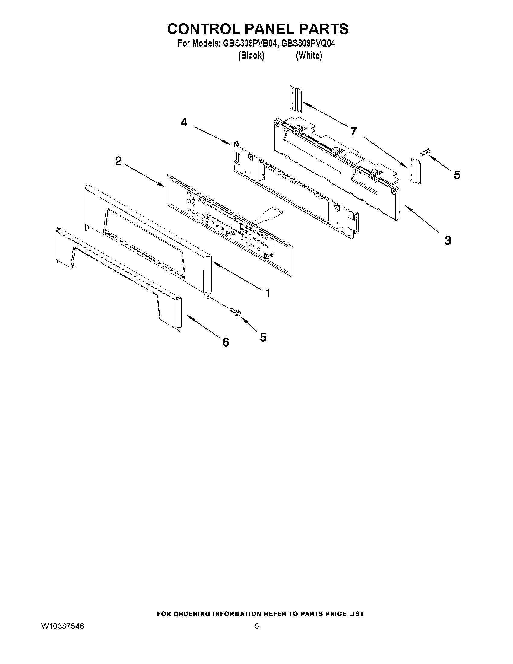 04 - CONTROL PANEL PARTS
