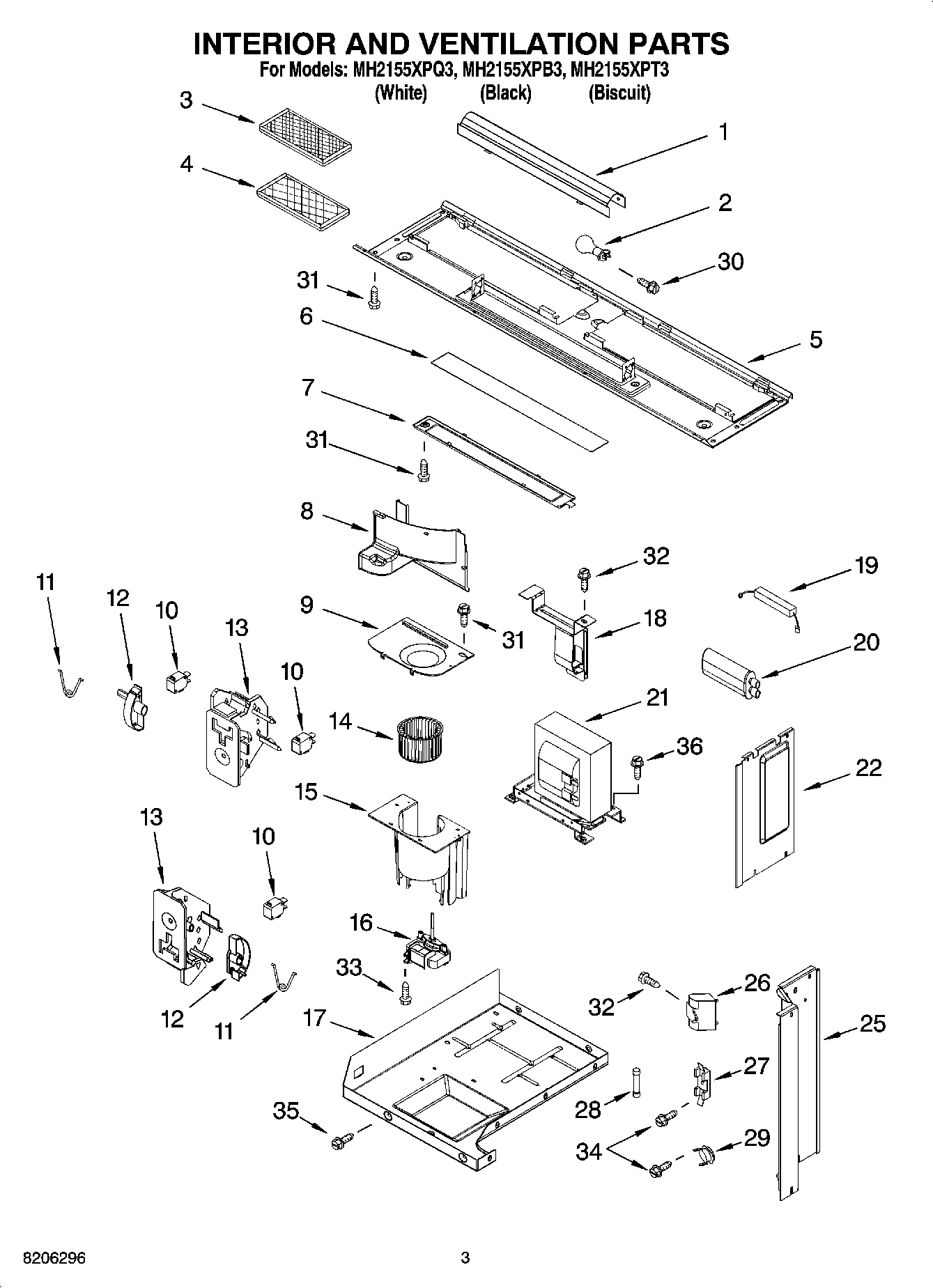 03 - INTERIOR AND VENTILATION PARTS