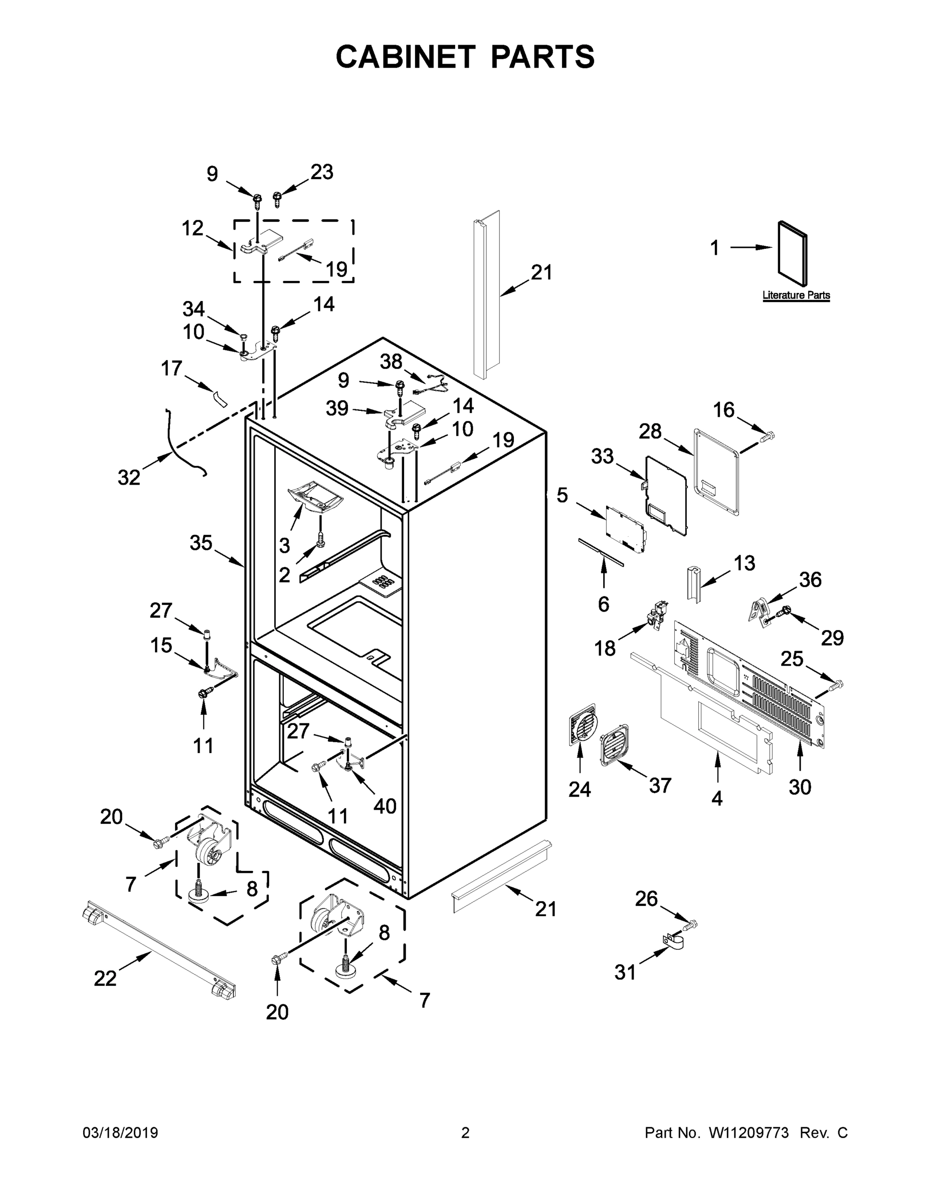 02 - CABINET PARTS