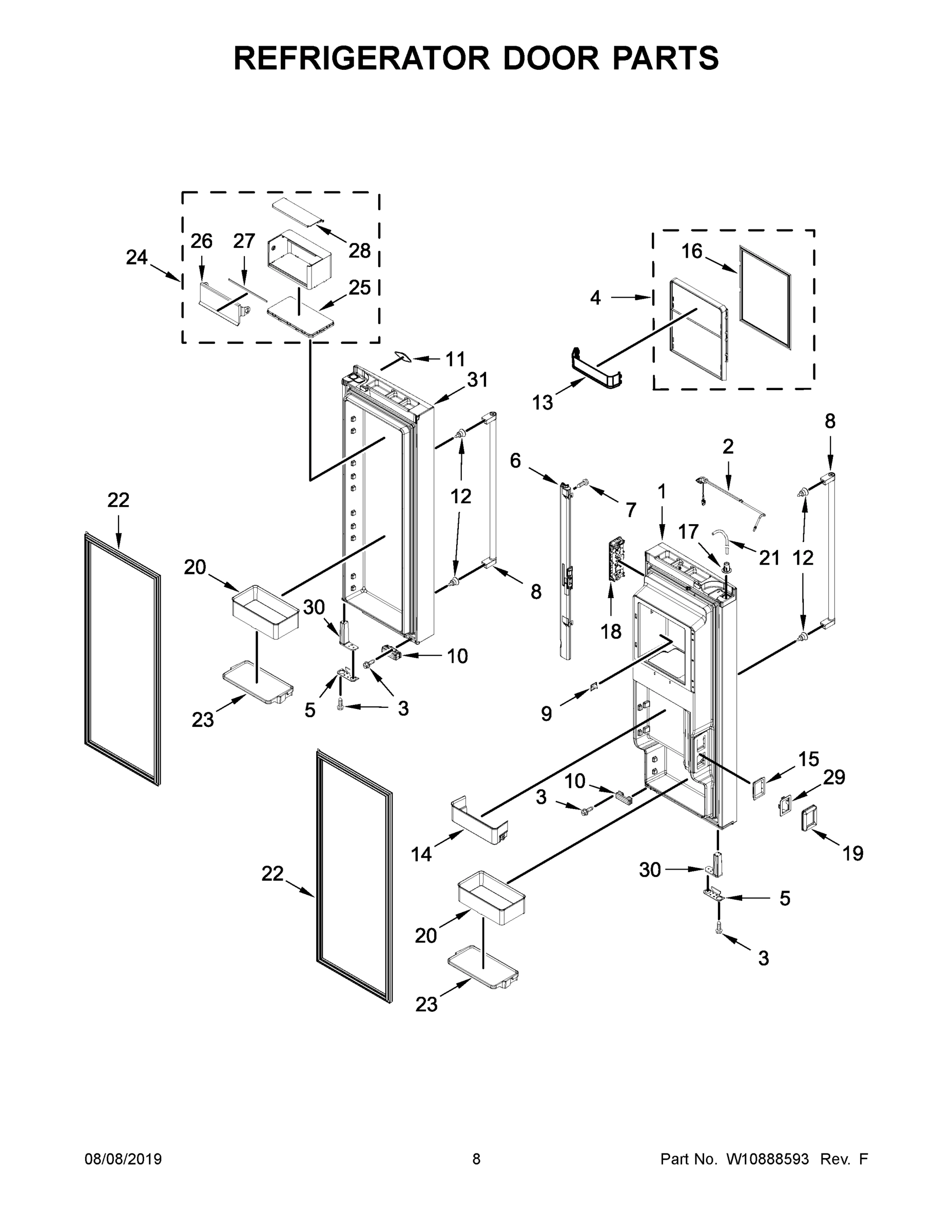 05 - REFRIGERATOR DOOR PARTS
