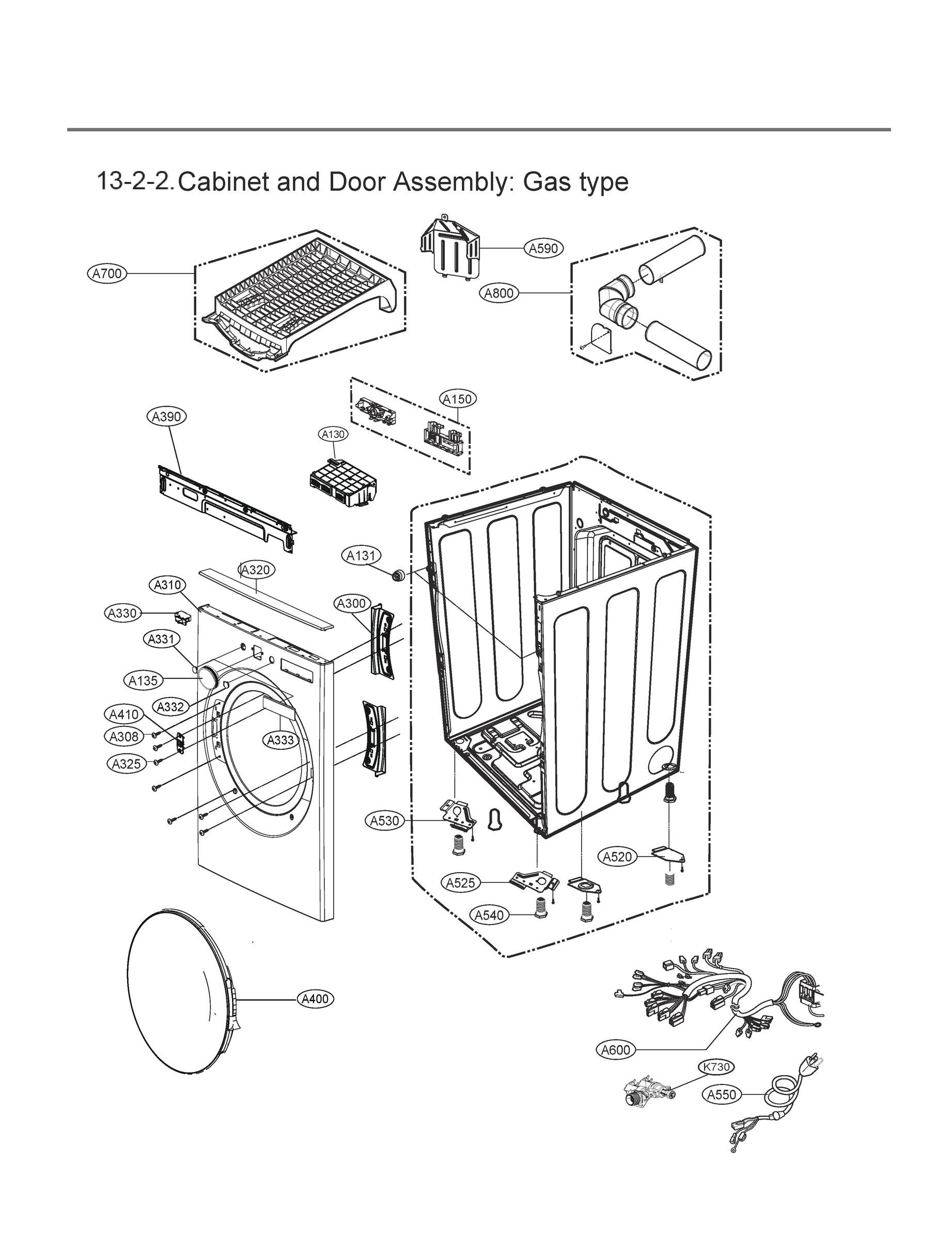 CABINET AND DOOR ASSEMBLY