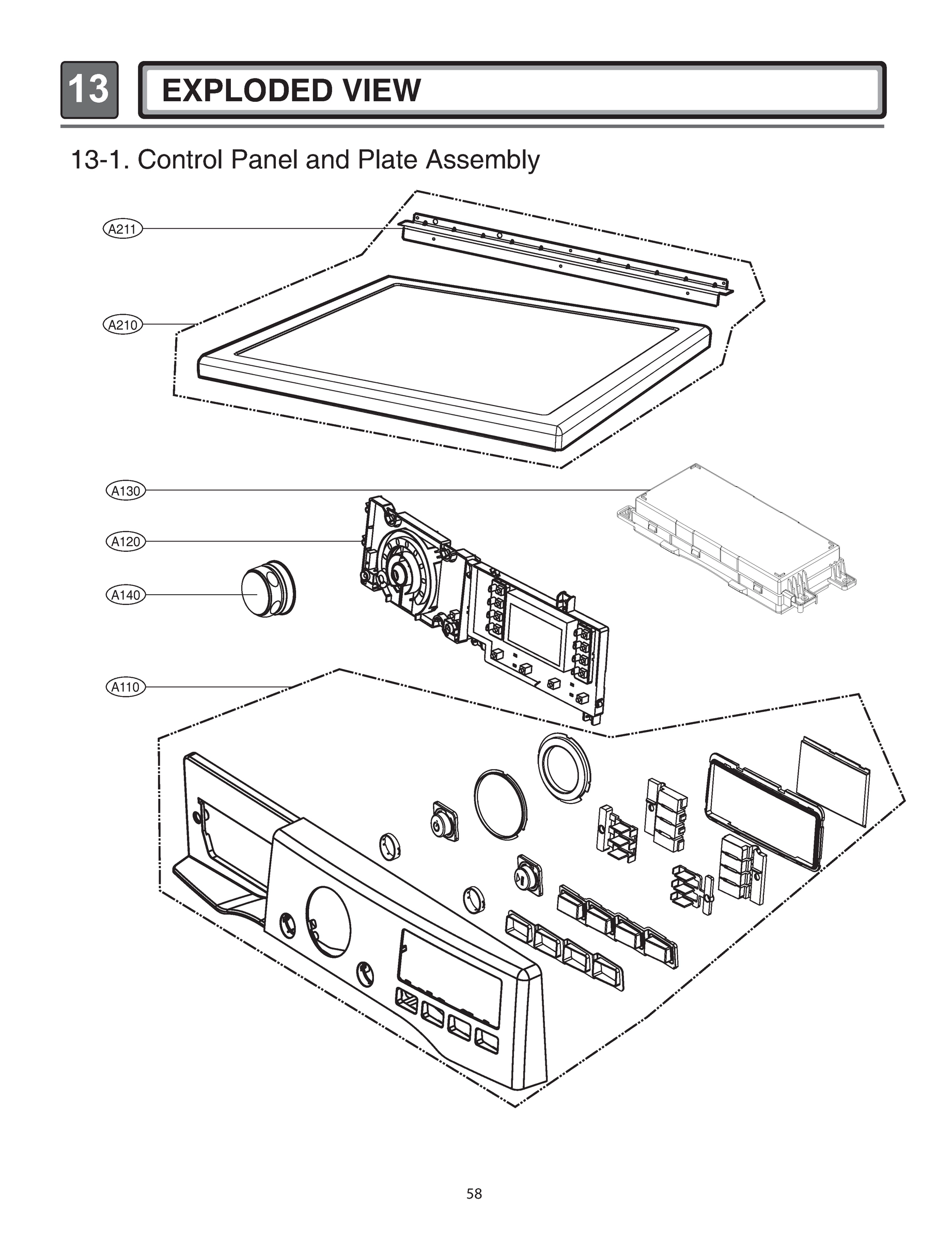 CONTROL PANEL AND PLATE ASSEMBLY