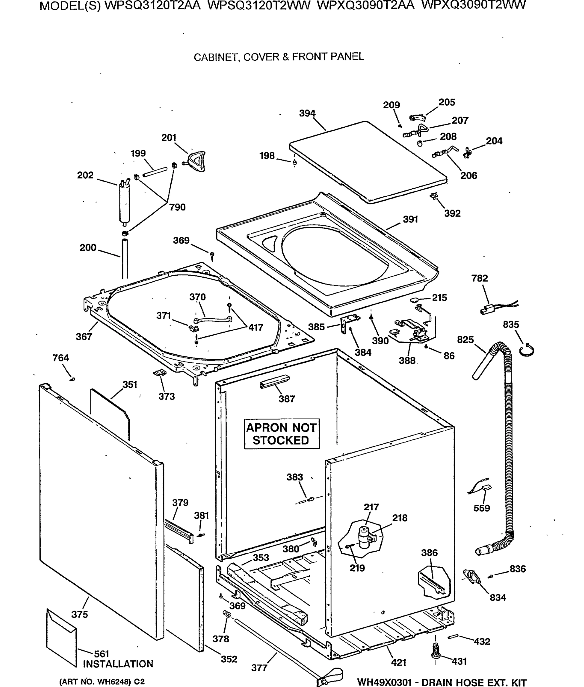 CABINET, COVER & FRONT PANEL