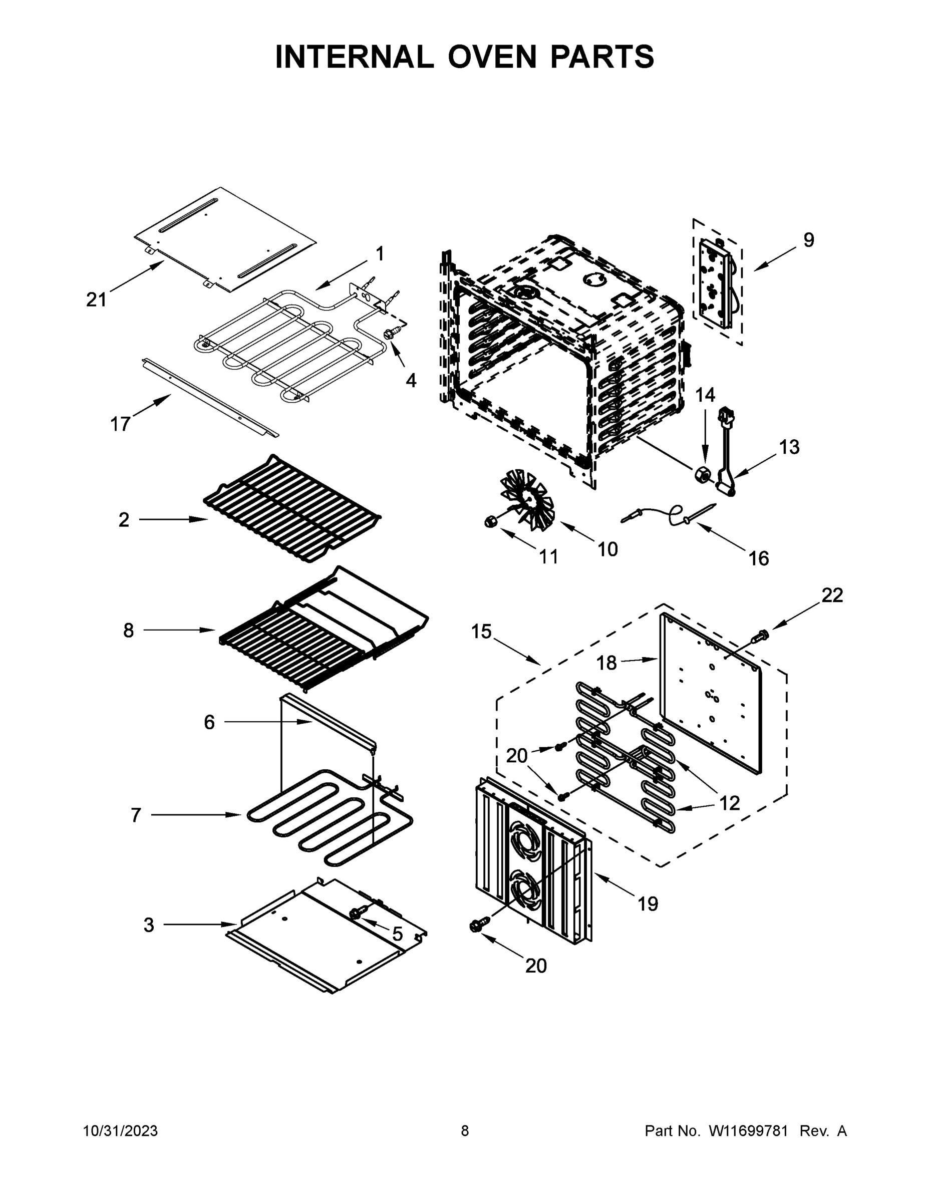 05 - INTERNAL OVEN PARTS
