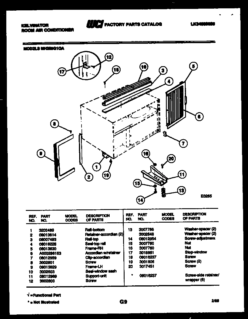 06 - CABINET AND INSTALLATION PARTS