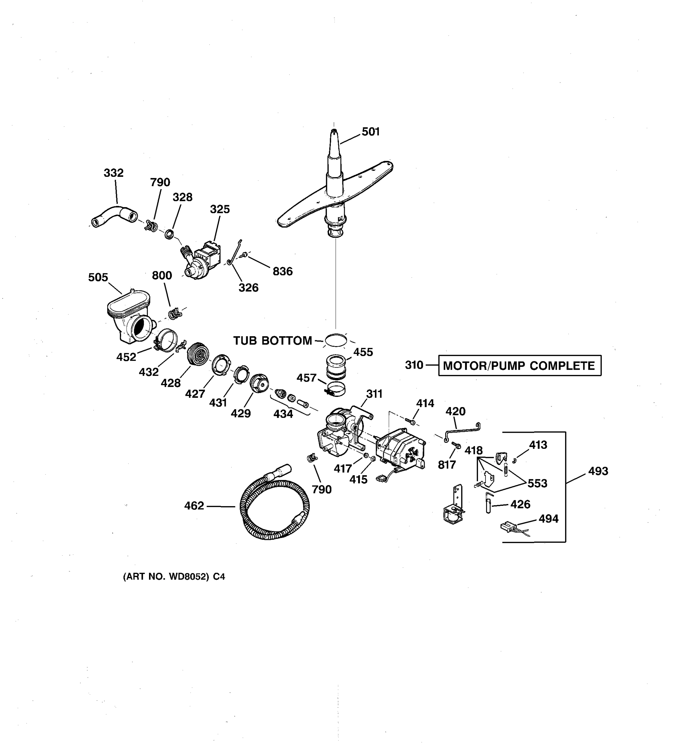 MOTOR-PUMP MECHANISM