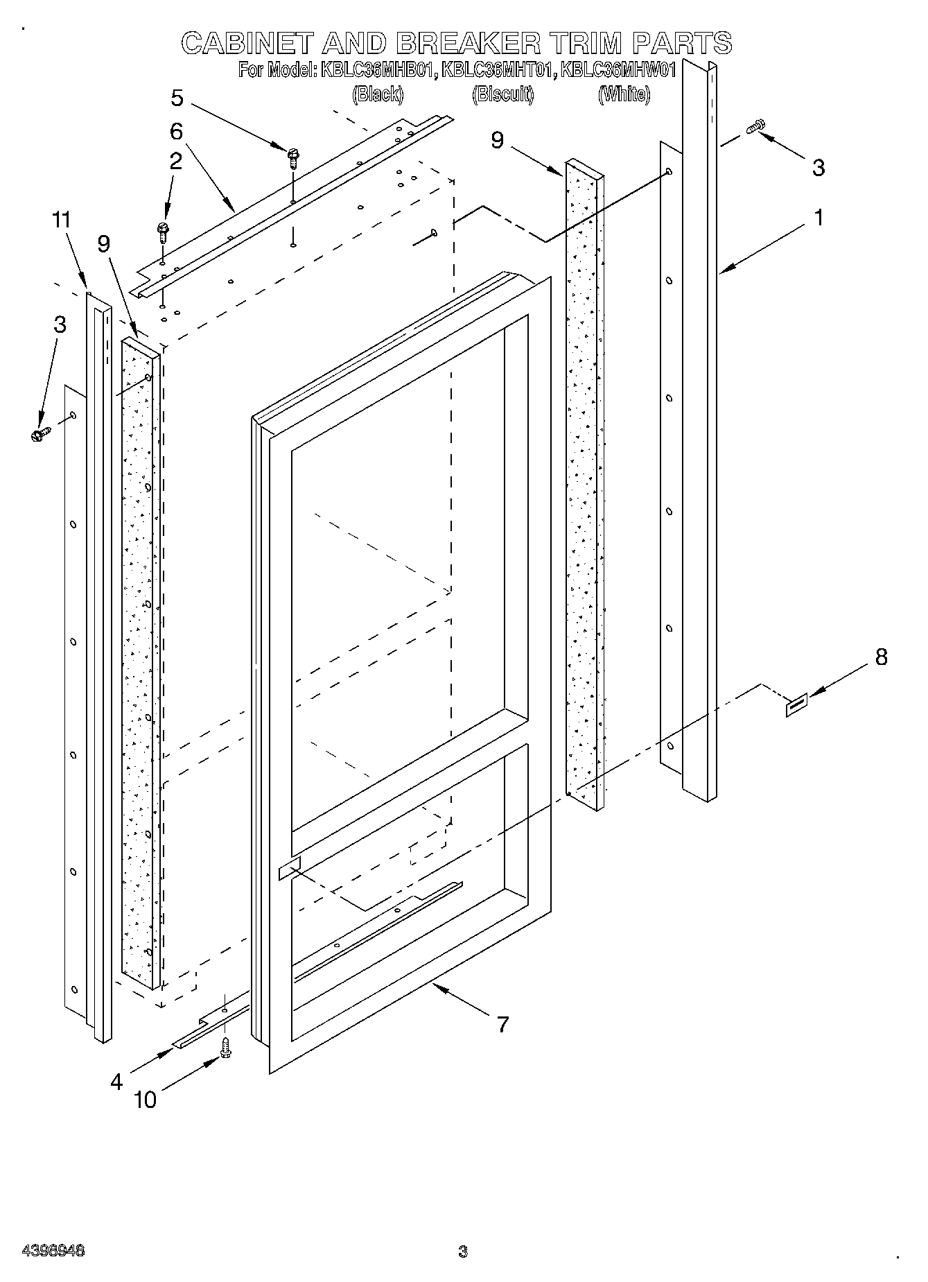 02 - CABINET AND BREAKER TRIM