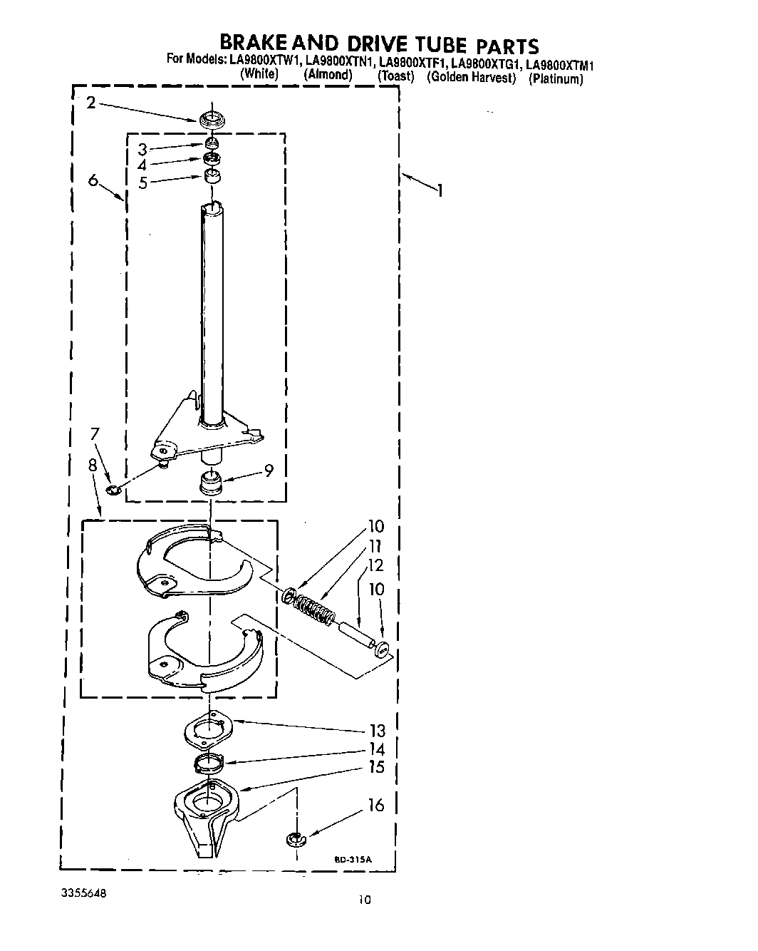 08 - BRAKE AND DRIVE TUBE