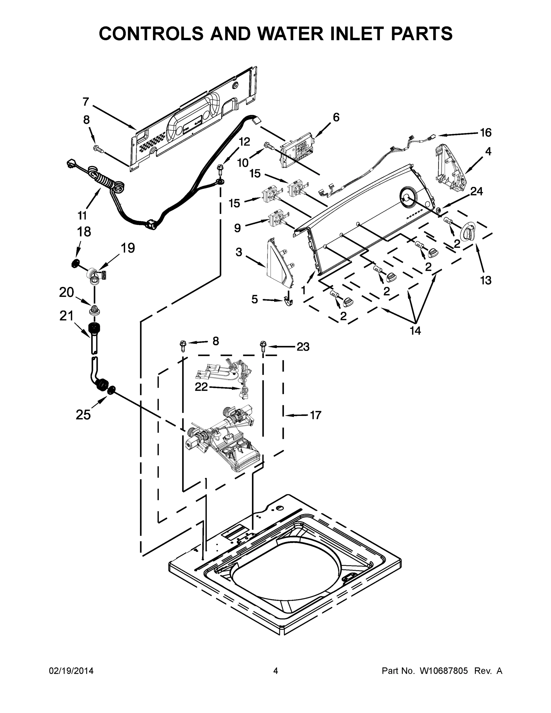 03 - CONTROLS AND WATER INLET PARTS