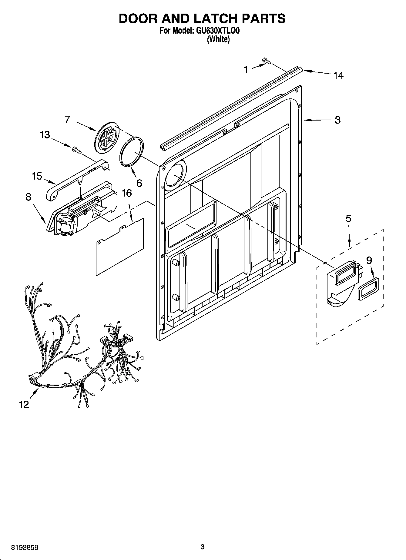 03 - DOOR AND LATCH PARTS