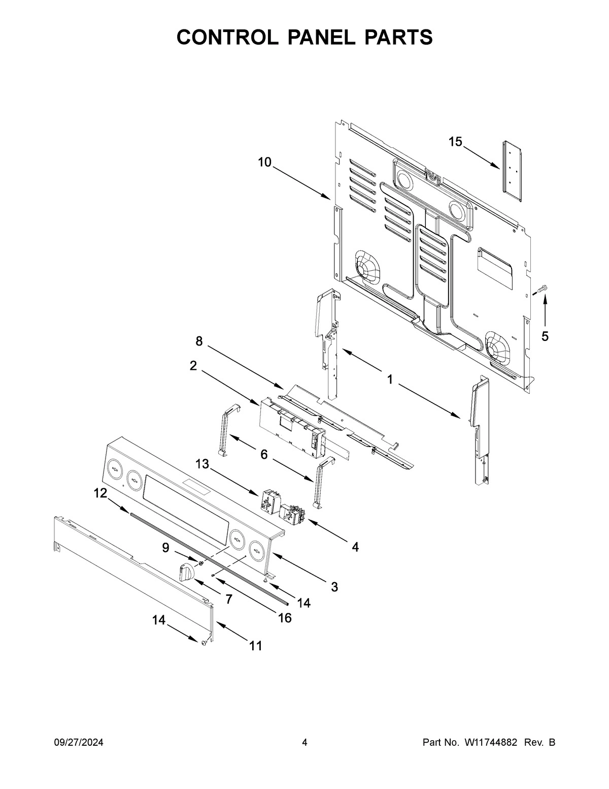 03 - CONTROL PANEL PARTS