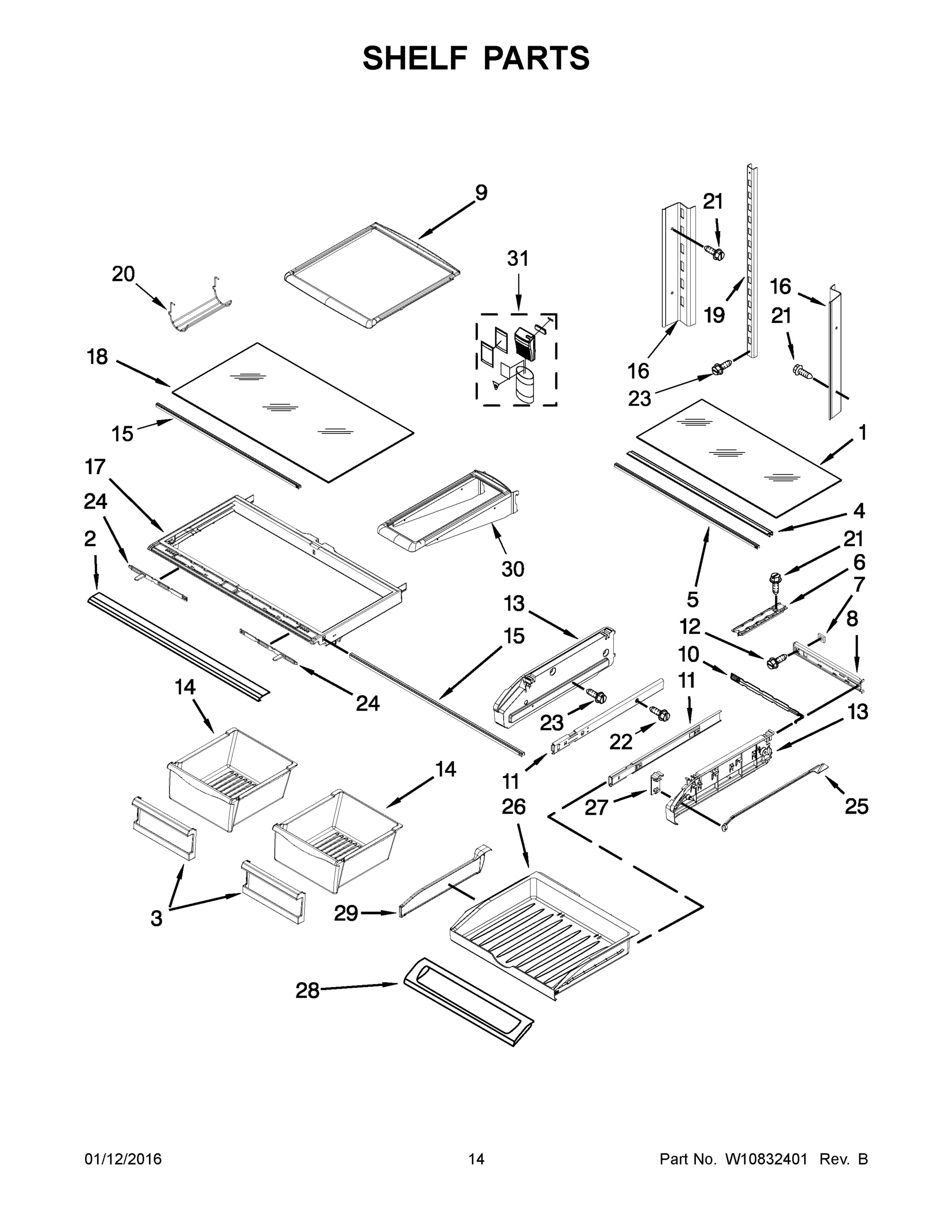 08 - SHELF PARTS