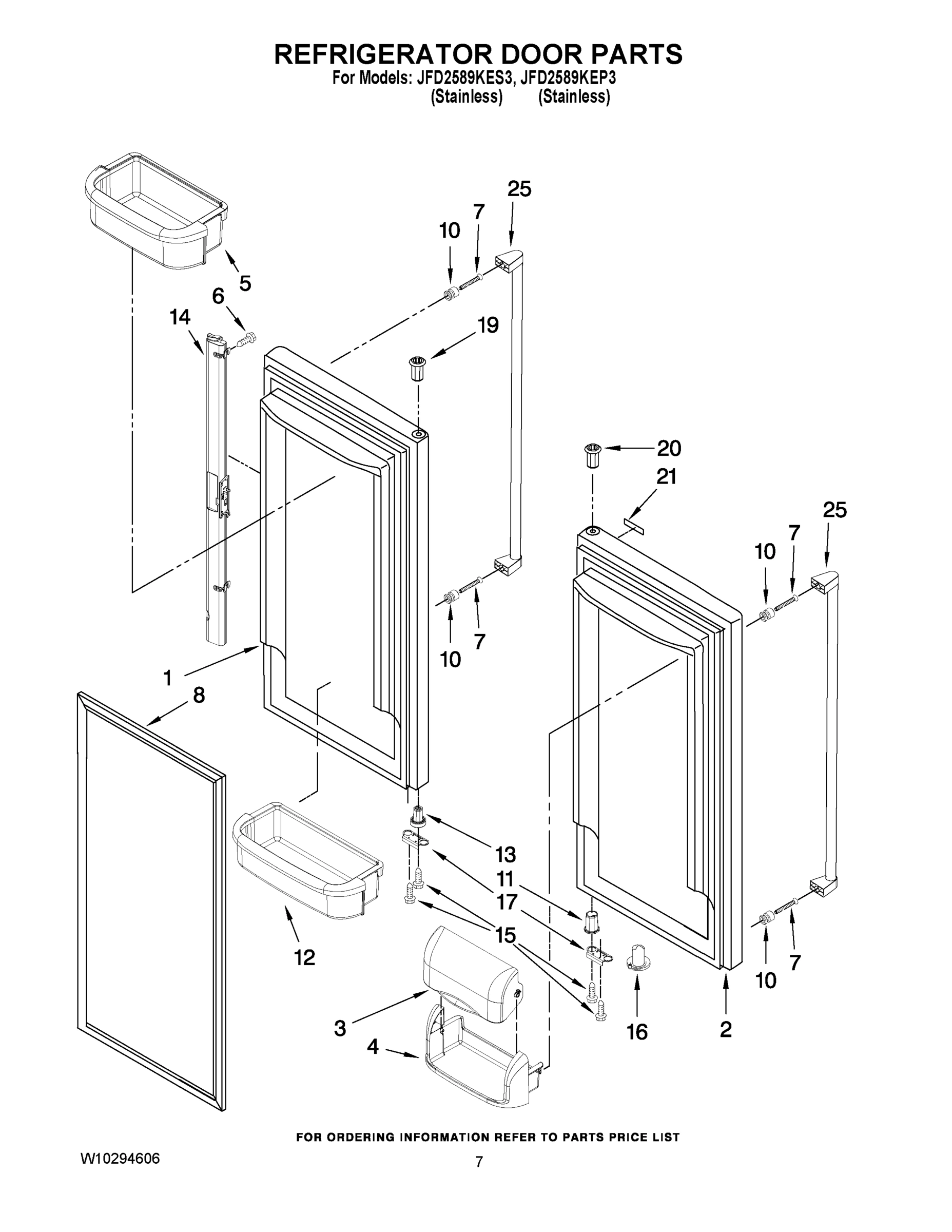 04 - REFRIGERATOR DOOR PARTS