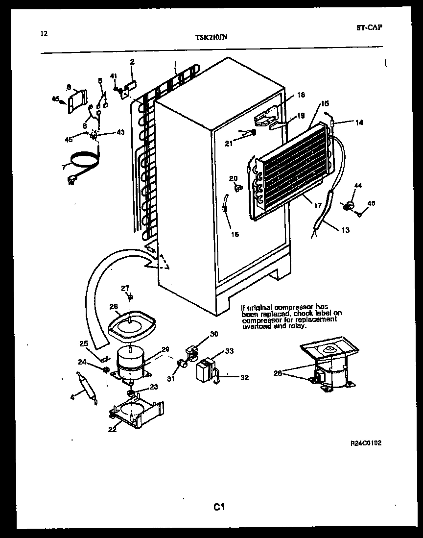 07 - SYSTEM AND AUTOMATIC DEFROST PARTS