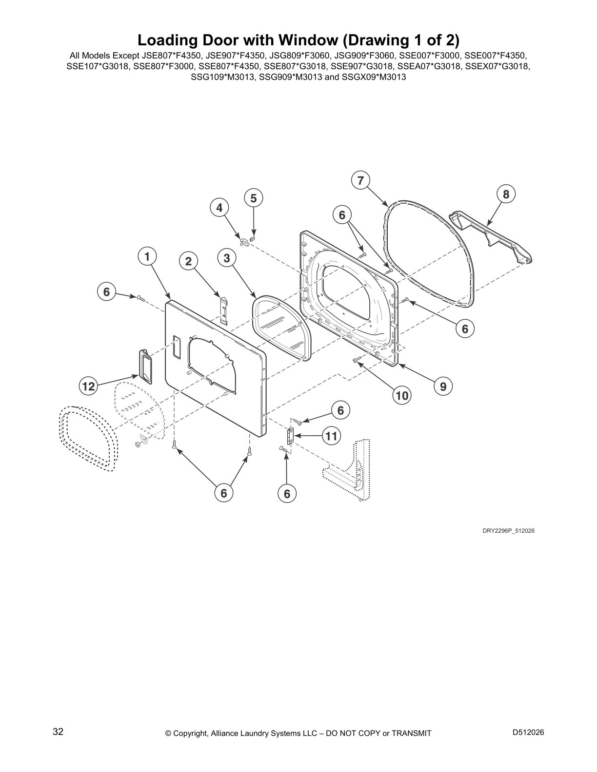 Loading Door with Window (Drawing 1 of 2)