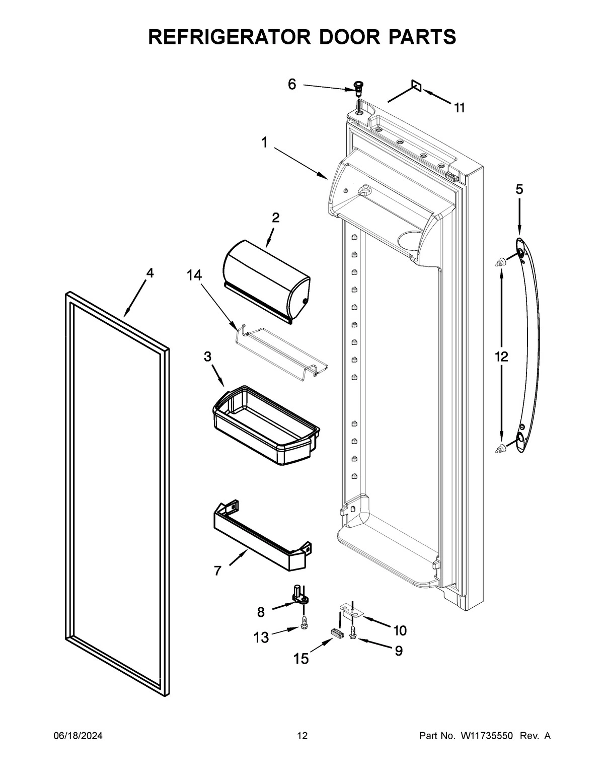 07 - REFRIGERATOR DOOR PARTS