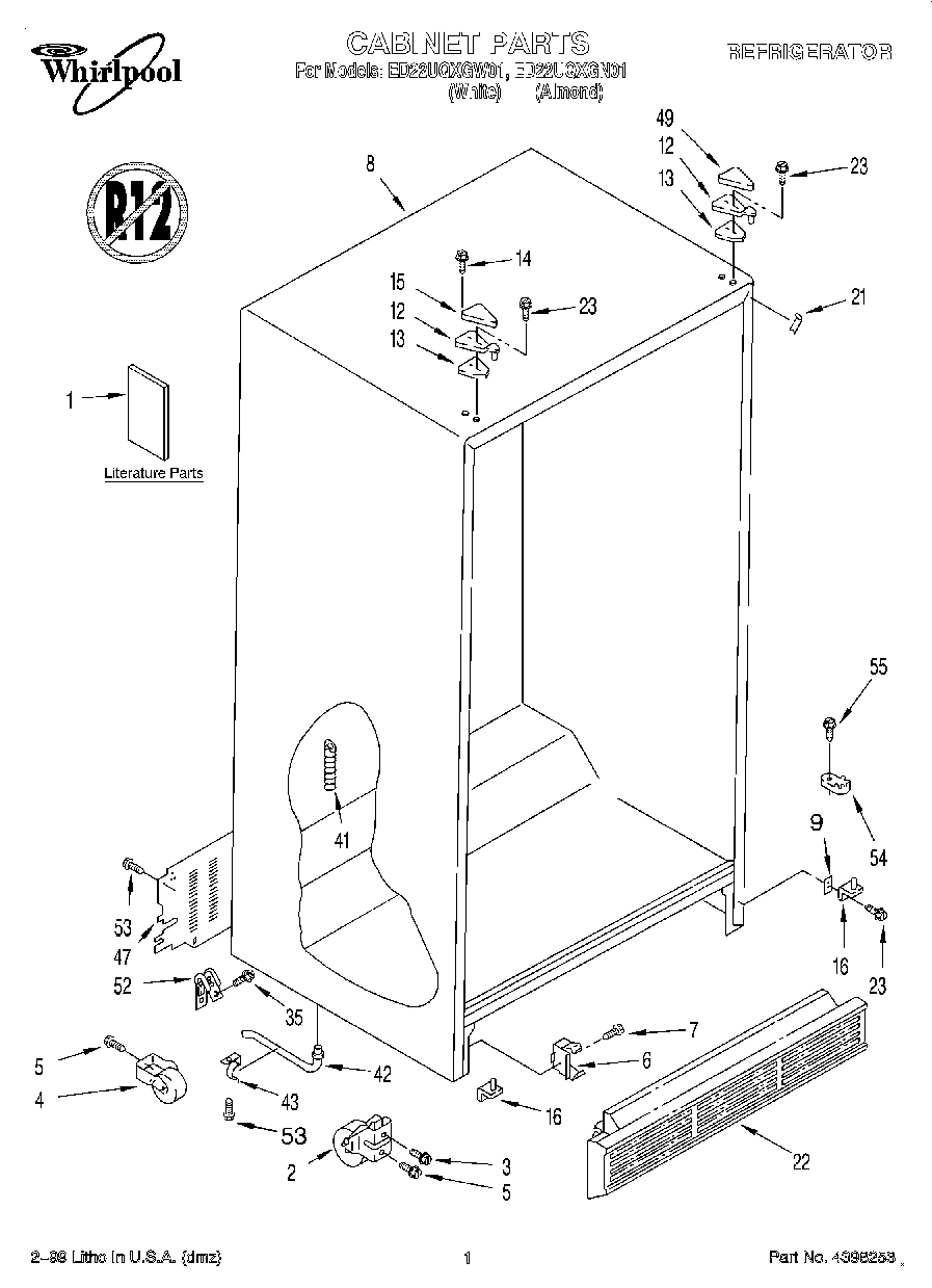 01 - CABINET, LITERATURE