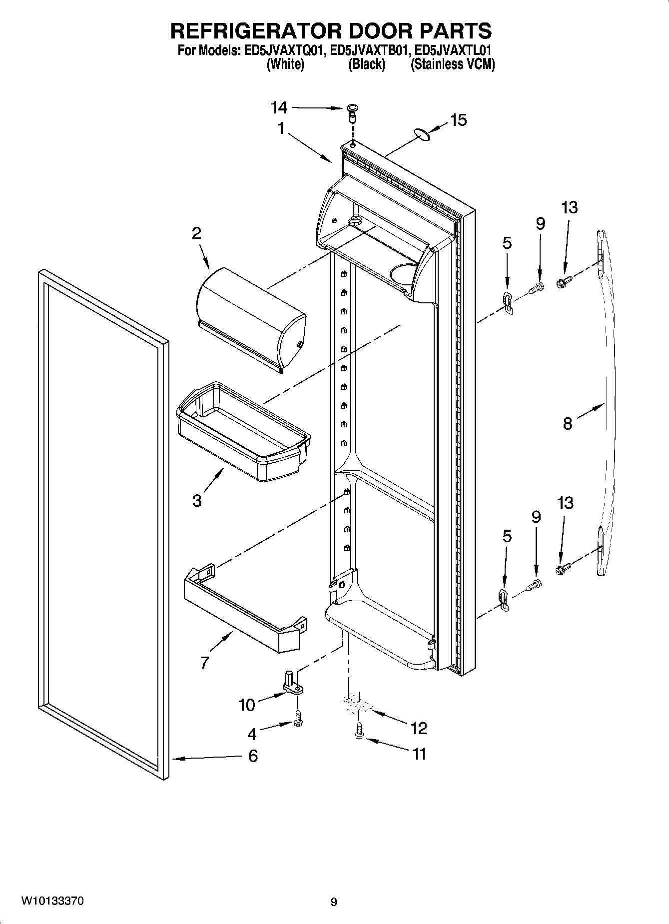 06 - REFRIGERATOR DOOR PARTS