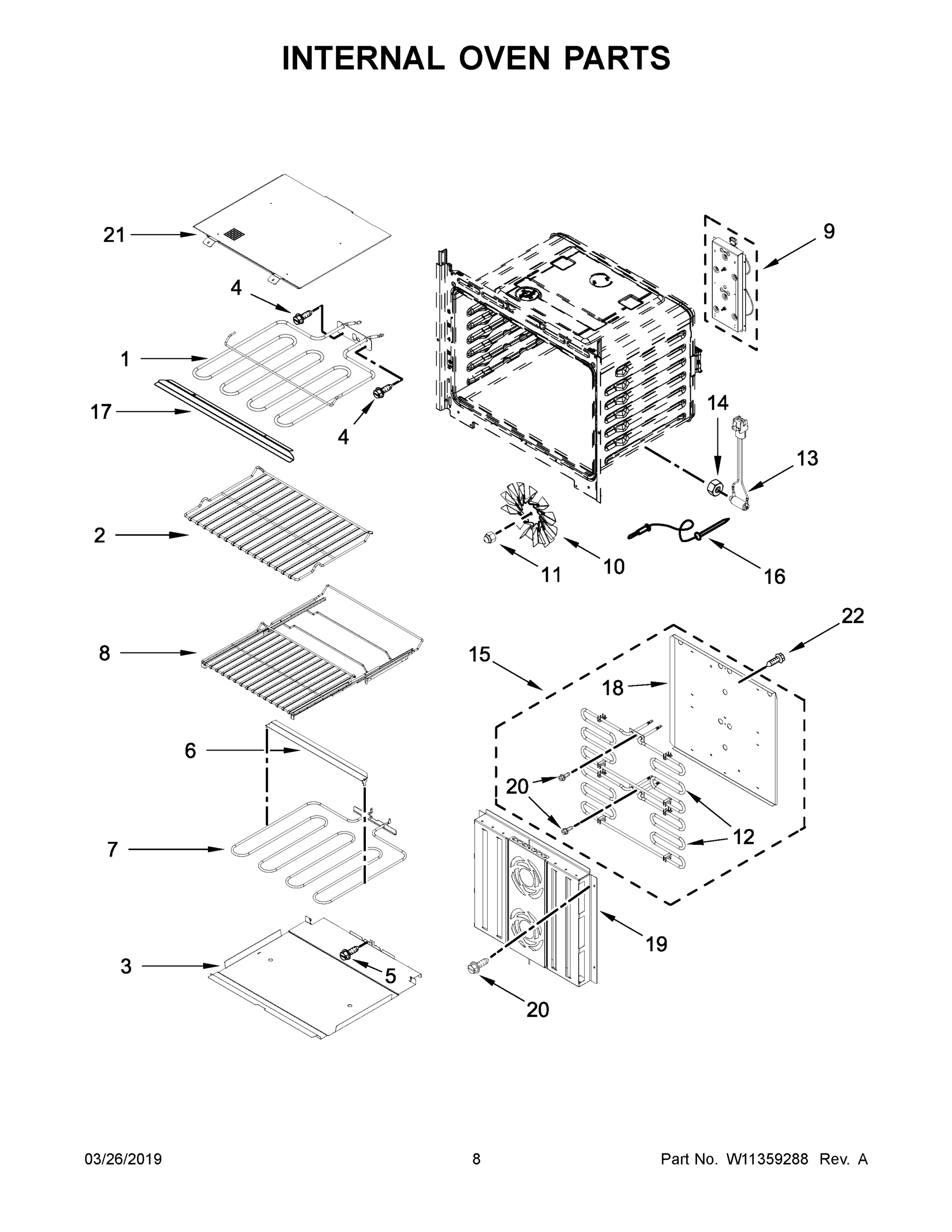05 - INTERNAL OVEN PARTS