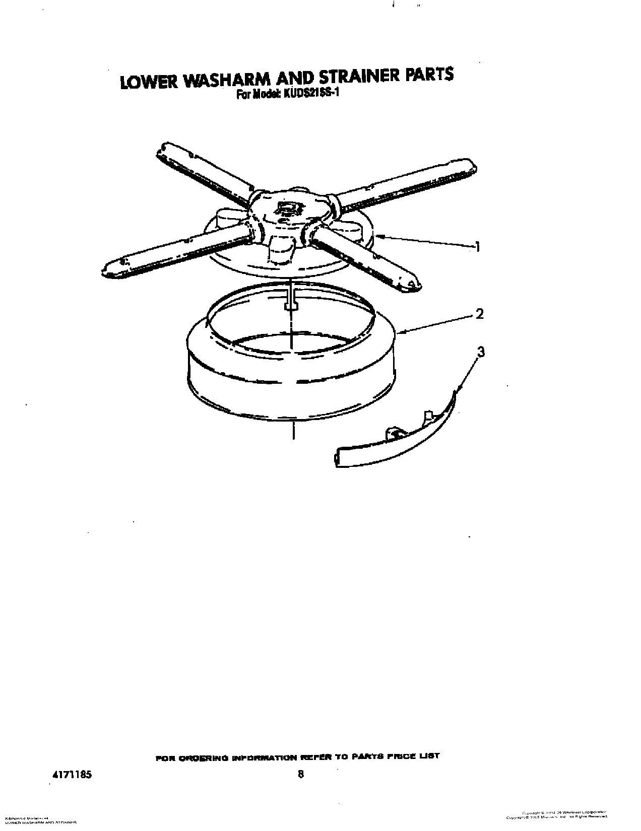 06 - LOWER WASHARM AND STRAINER