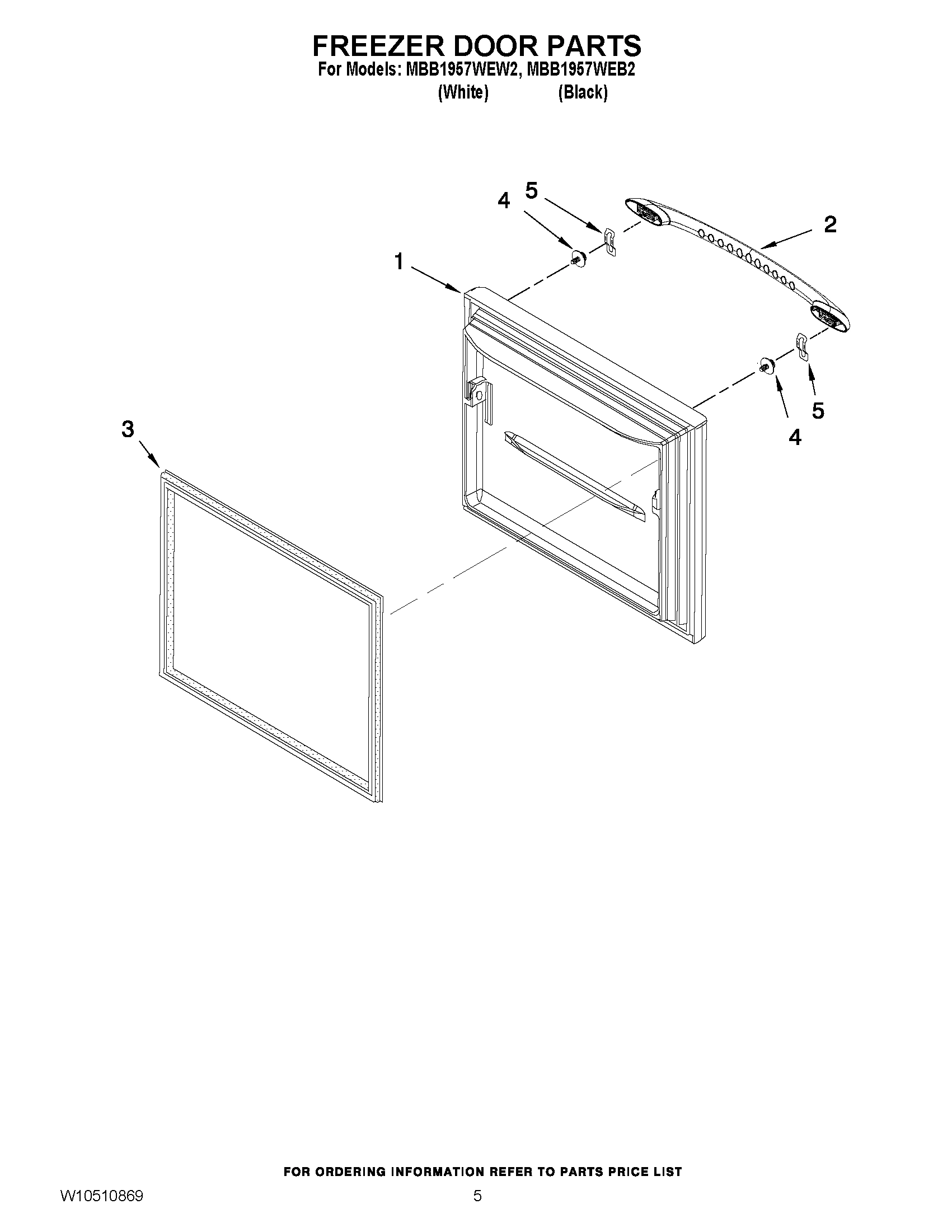 03 - FREEZER DOOR PARTS