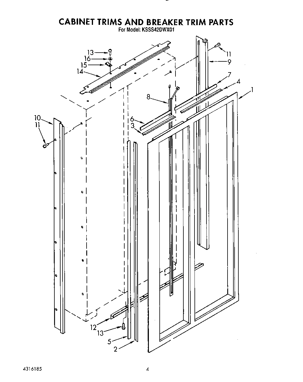 03 - CABINET TRIMS AND BREAKER TRIM