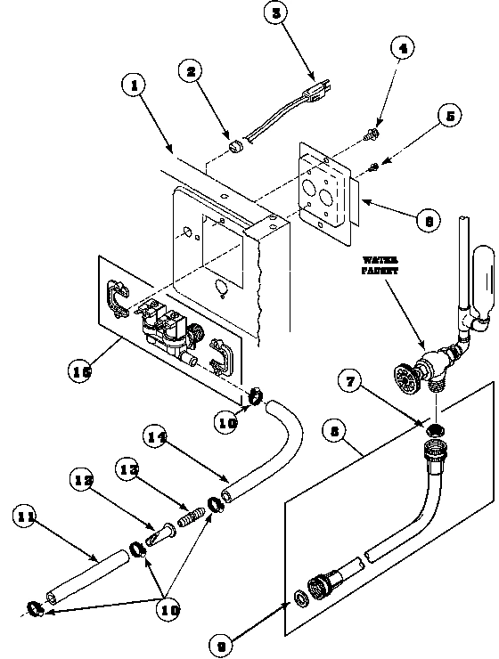 07 - INLET HOSE, MIXING VALVE & DISP HOSE