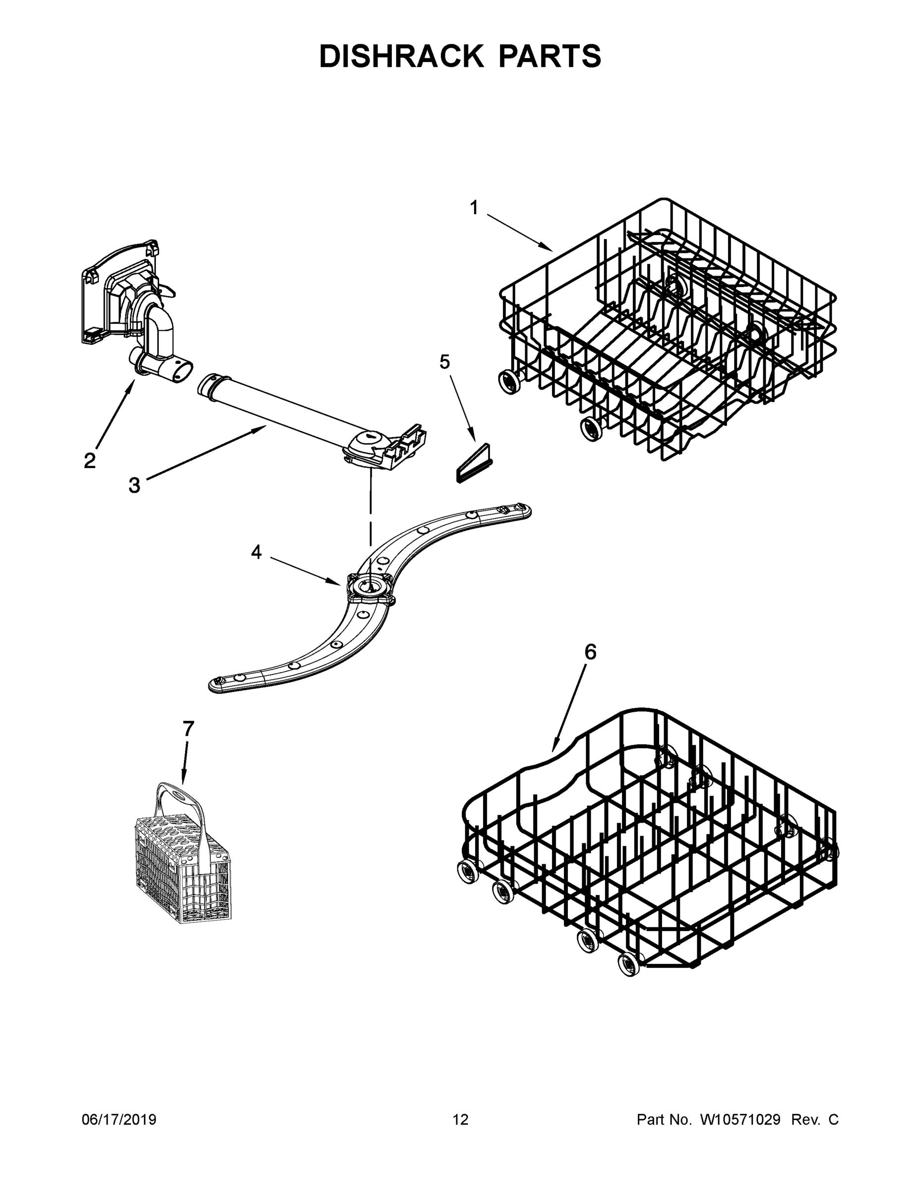 07 - DISHRACK PARTS
