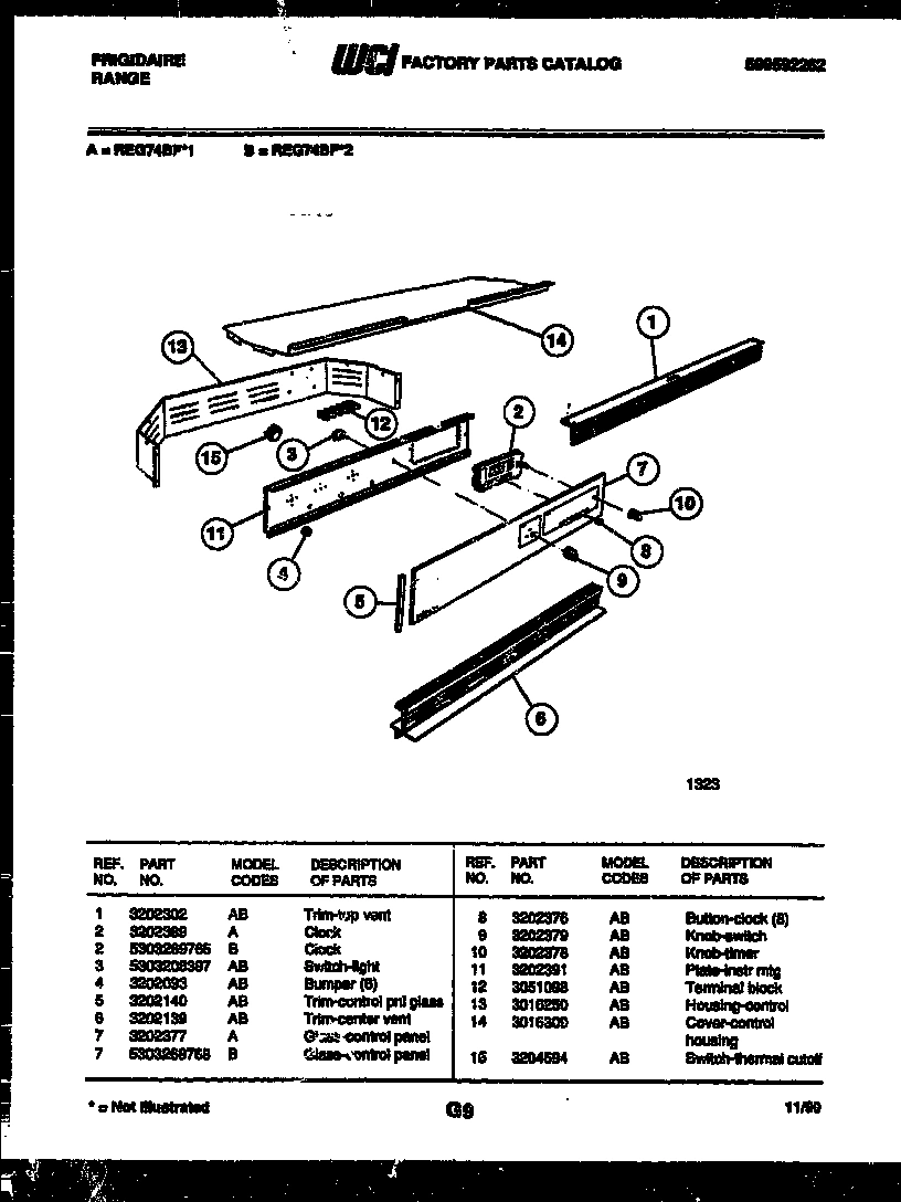 04 - CONTROL PANEL PARTS