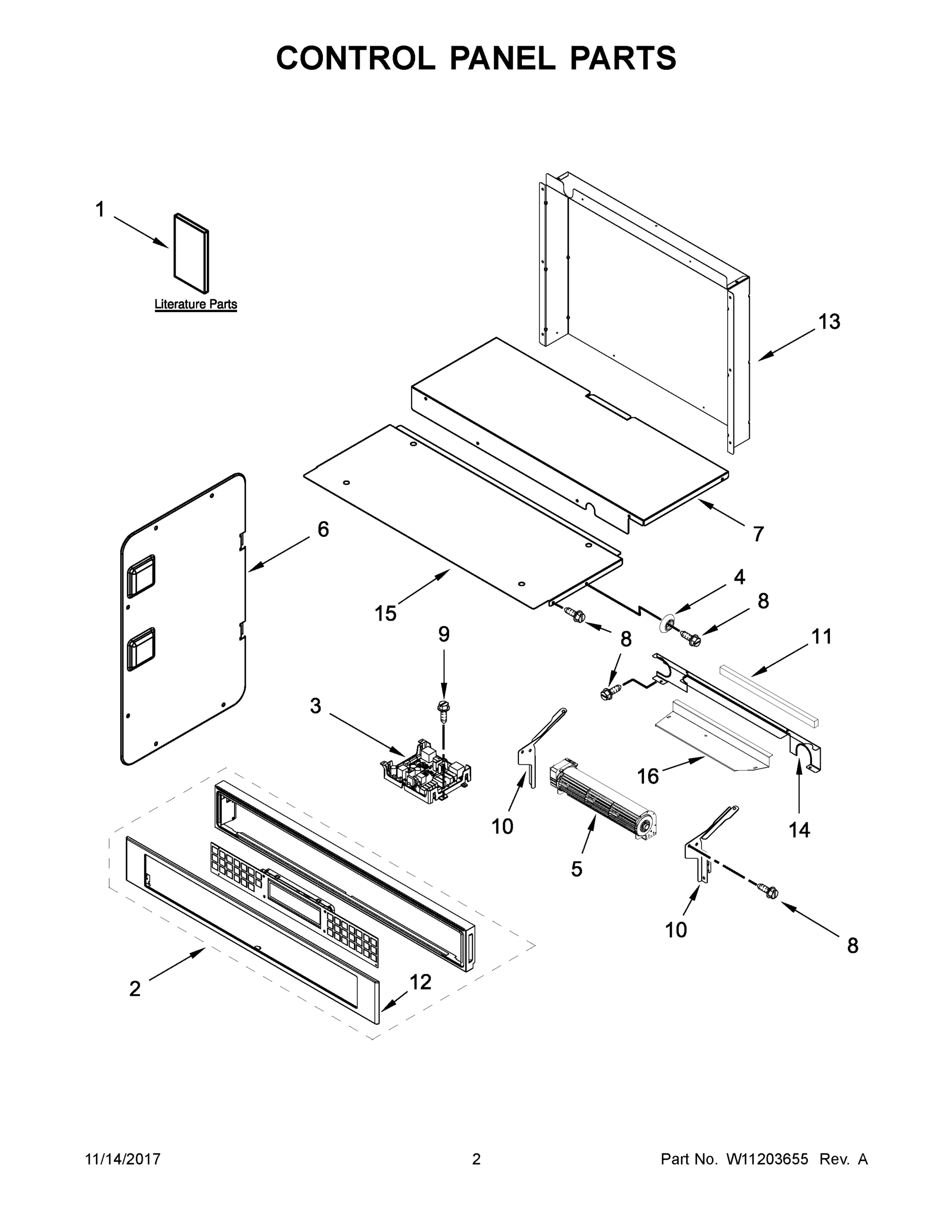 02 - CONTROL PANEL PARTS