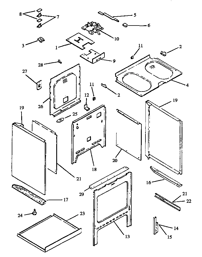 01 - CABINET ASSY