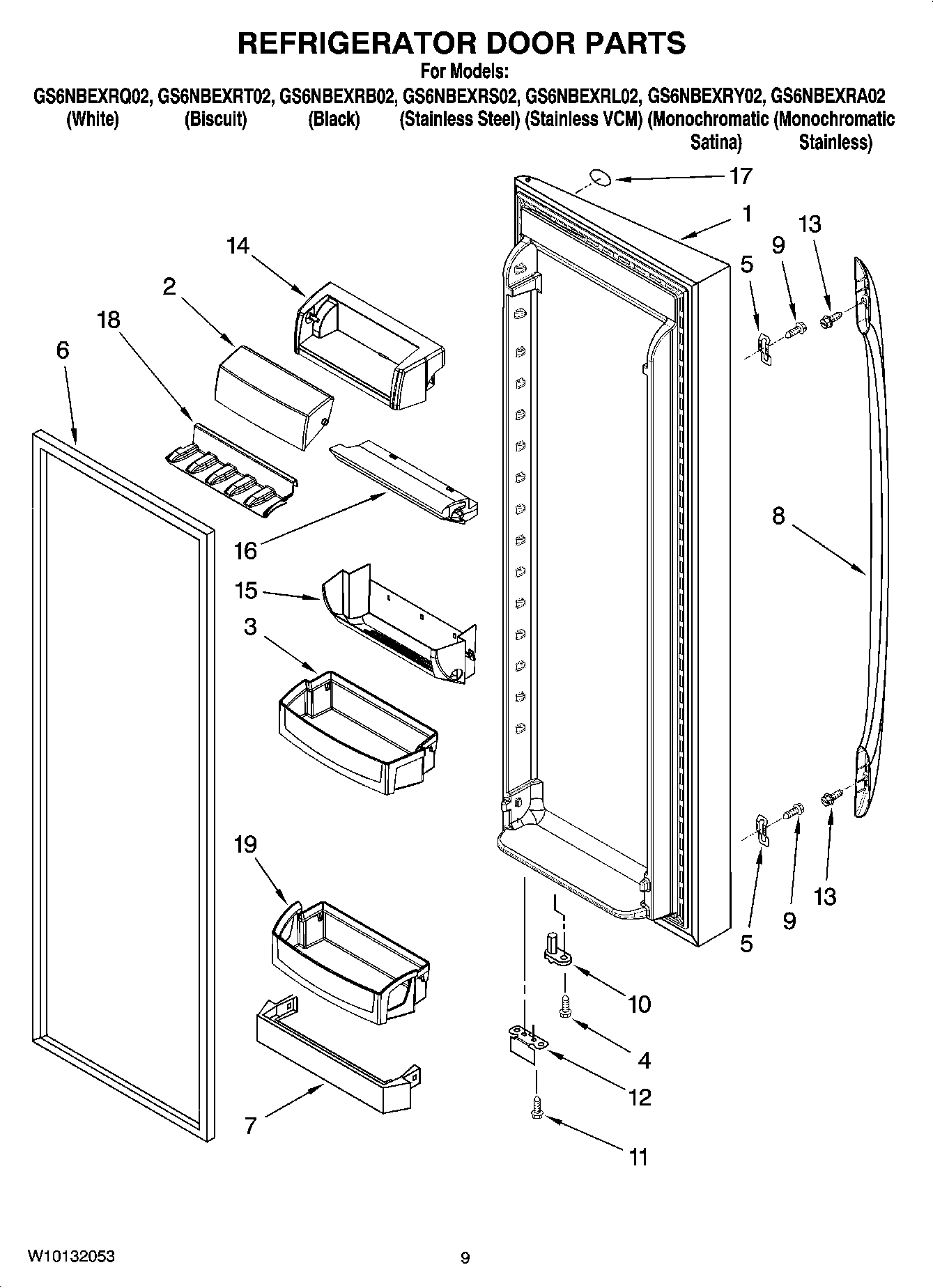 06 - REFRIGERATOR DOOR PARTS