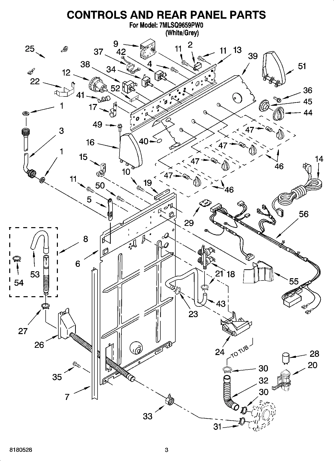 02 - CONTROLS AND REAR PANEL PARTS