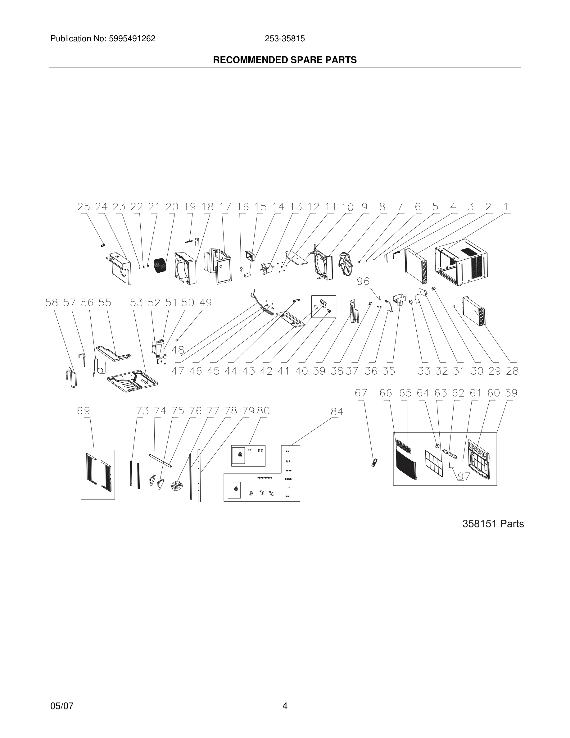 05 - RECOMMENDED SPARE PARTS