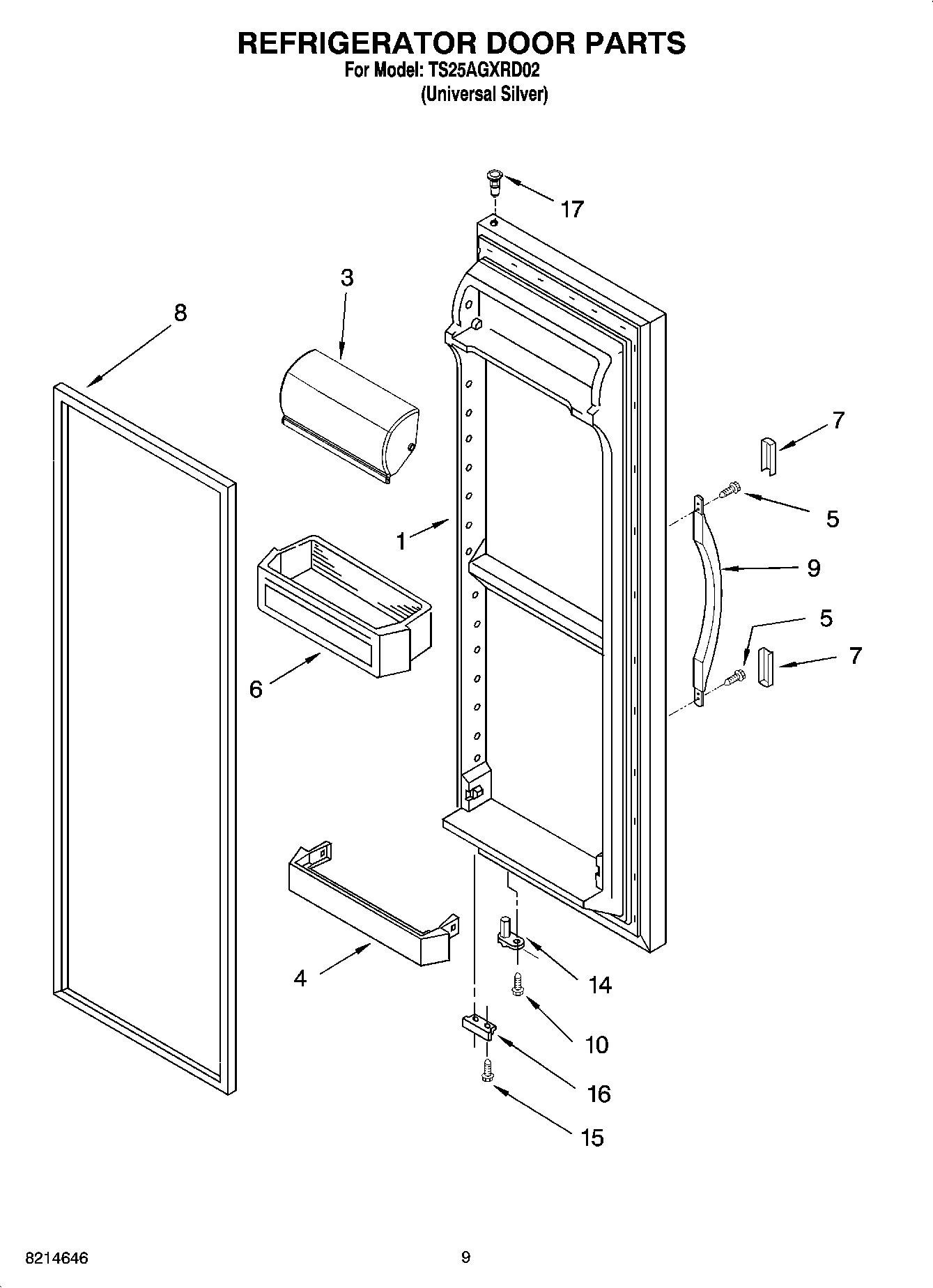 06 - REFRIGERATOR DOOR PARTS