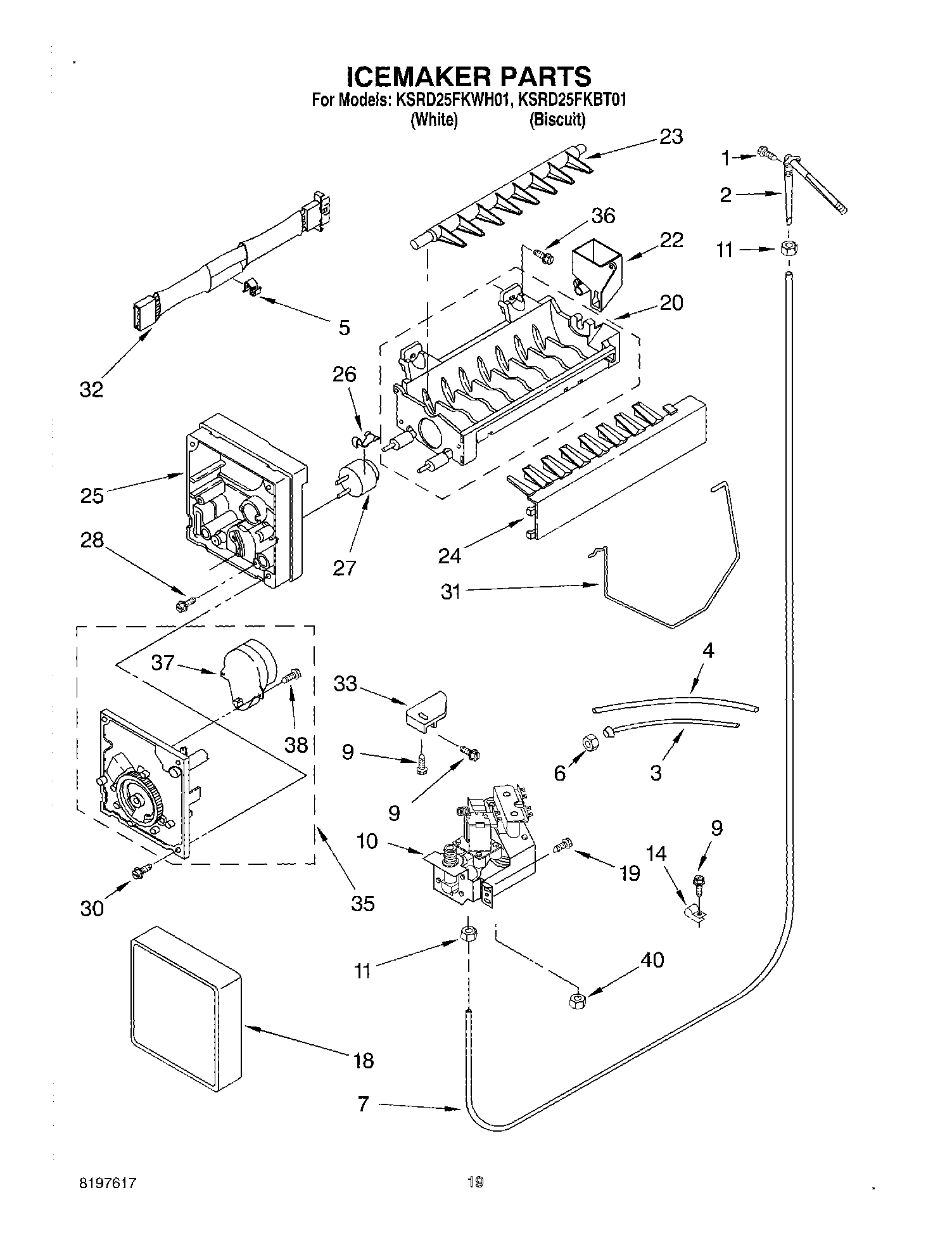 12 - ICE MAKER, OPTIONAL