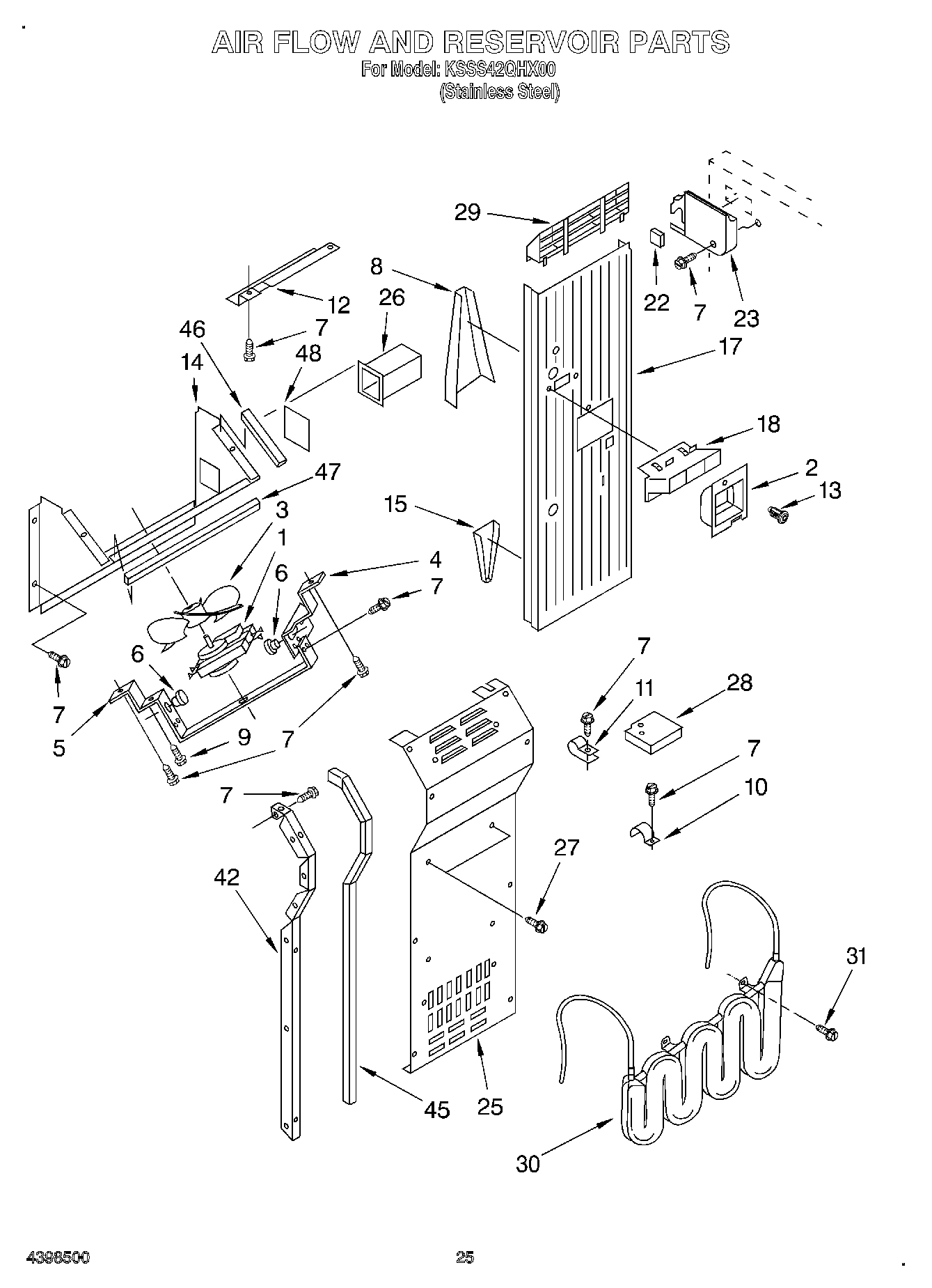 16 - AIR FLOW AND RESERVOIR