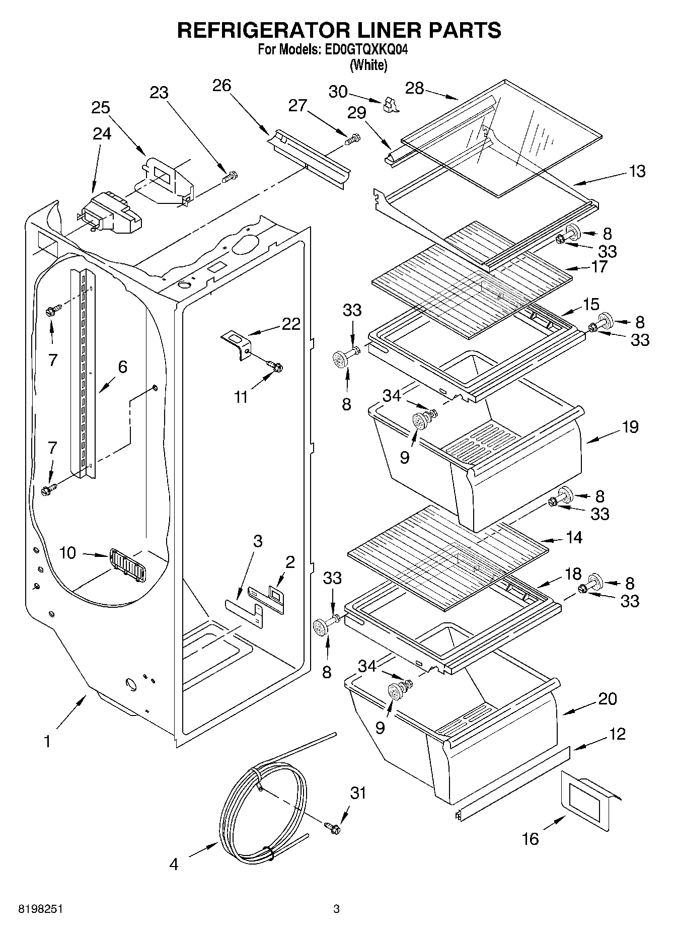 02 - REFRIGERATOR LINER