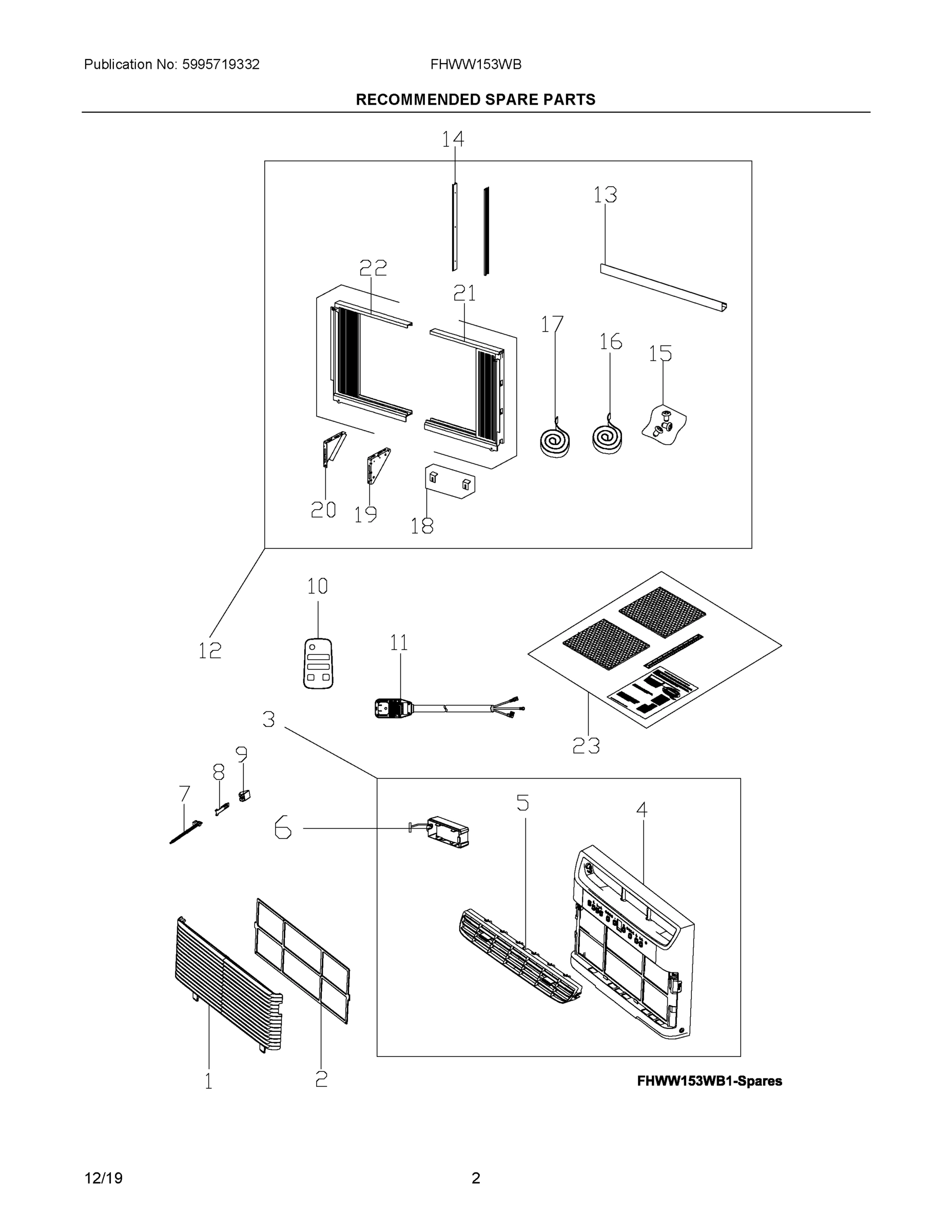 02 - RECOMMENDED SPARE PARTS