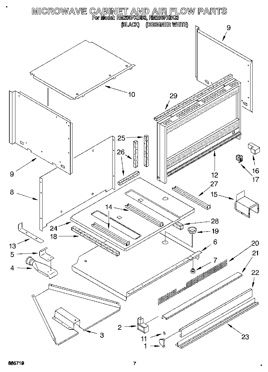 06 - MICROWAVE CABINET AND AIR FLOW